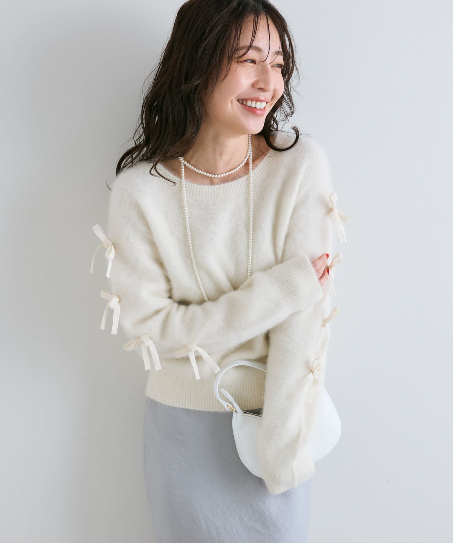 La boutique BonBon(ラブティックボンボン) 【追加オーダー決定！】パールロングネックレス