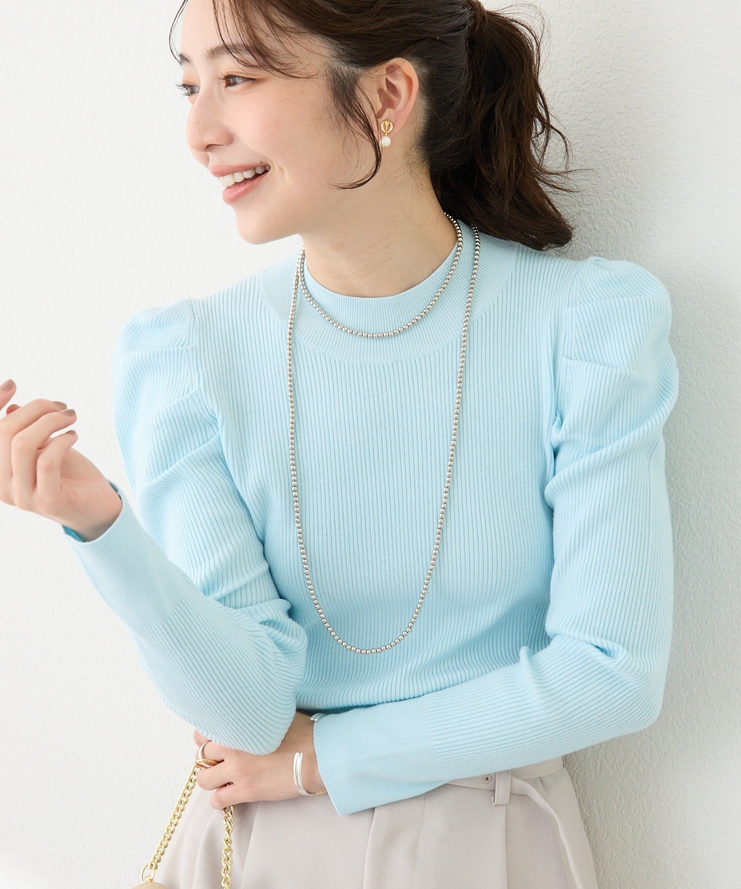 La boutique BonBon(ラブティックボンボン) 【再入荷・人気アイテム】メタルボールロングネックレス