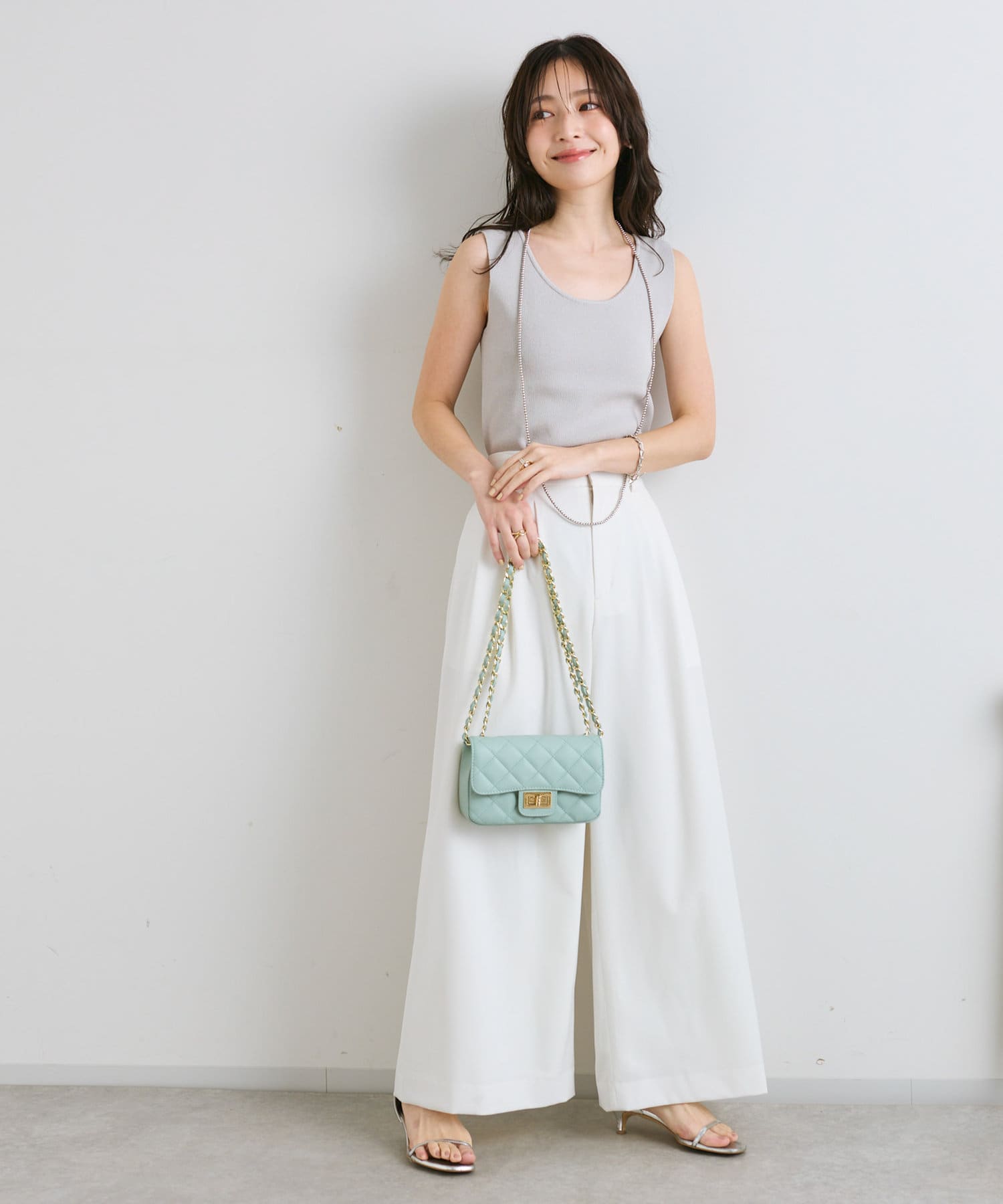 La boutique BonBon(ラブティックボンボン) 【再入荷・人気アイテム】メタルボールロングネックレス