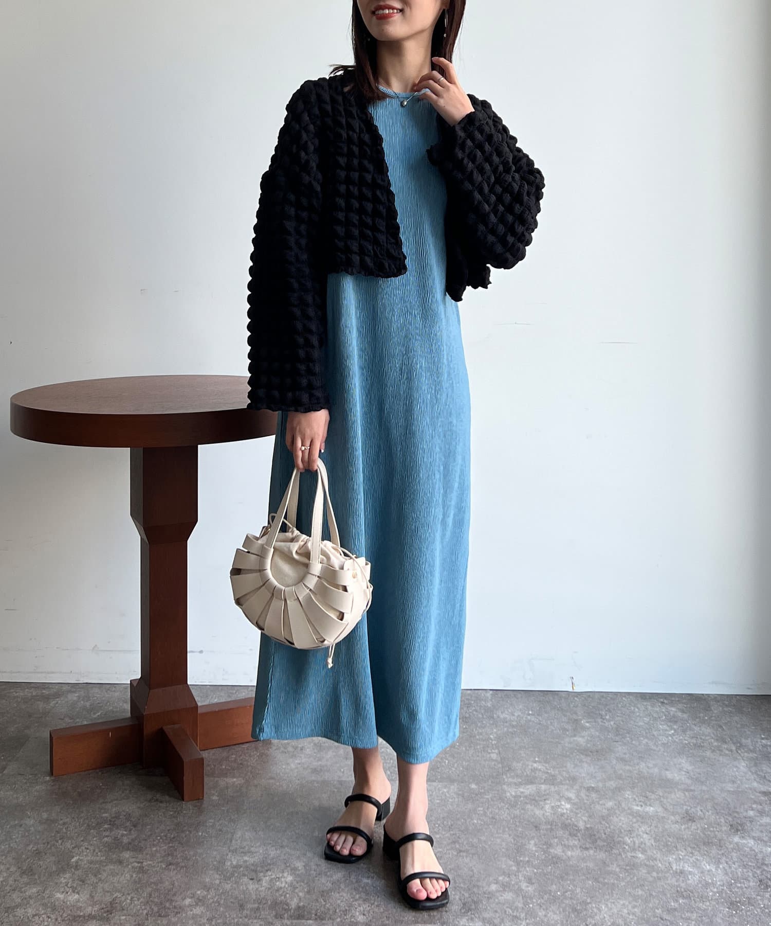 Chez toi(シェトワ) ポップコーンカーディガン