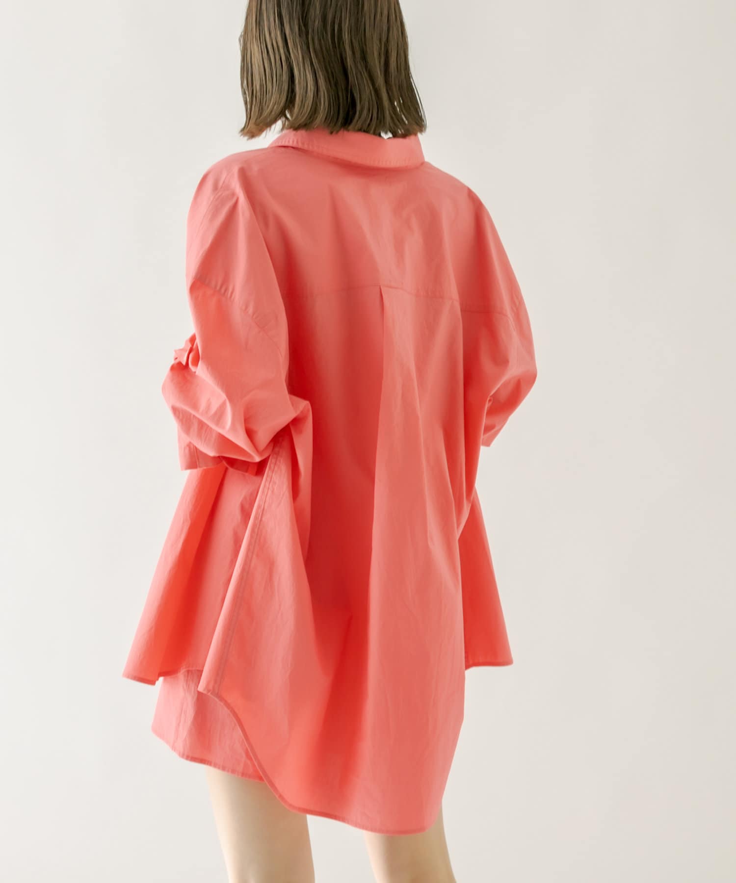 OUTLET(アウトレット) 【mystic】ロールアップシャツ