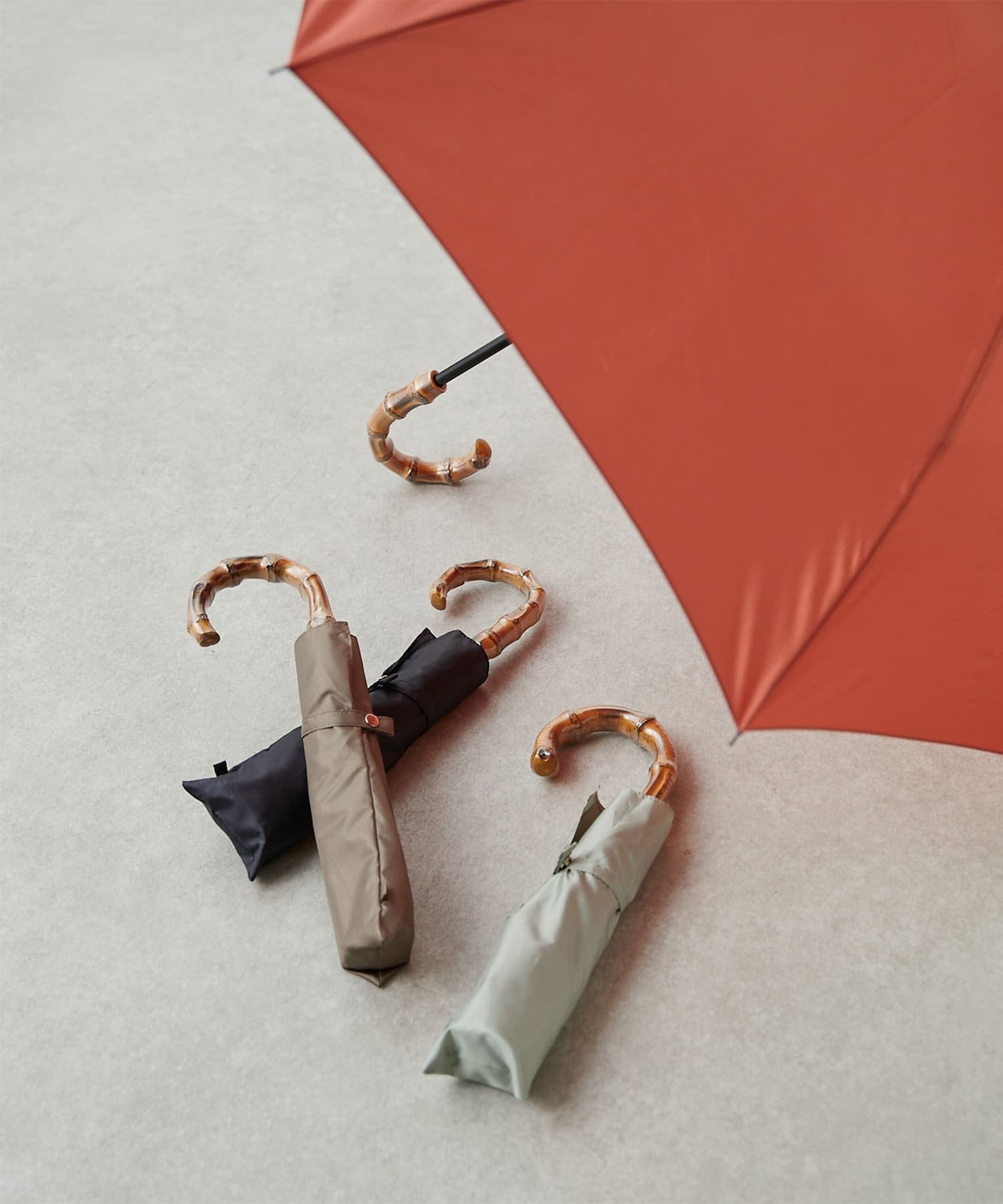 晴雨兼用》カバー付き折りたたみ傘【オンラインストア限定商品 