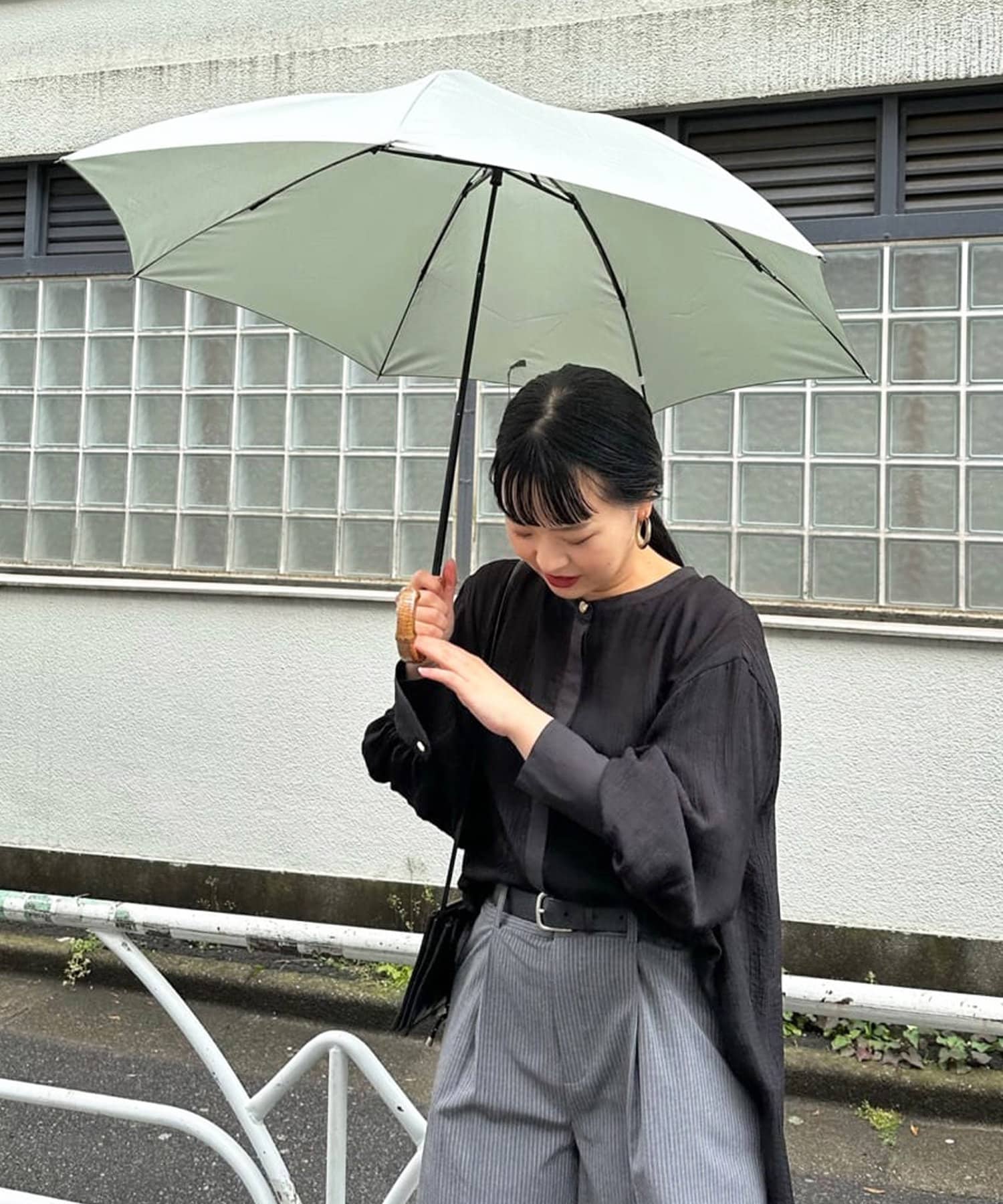 晴雨兼用》カバー付き折りたたみ傘【オンラインストア限定商品