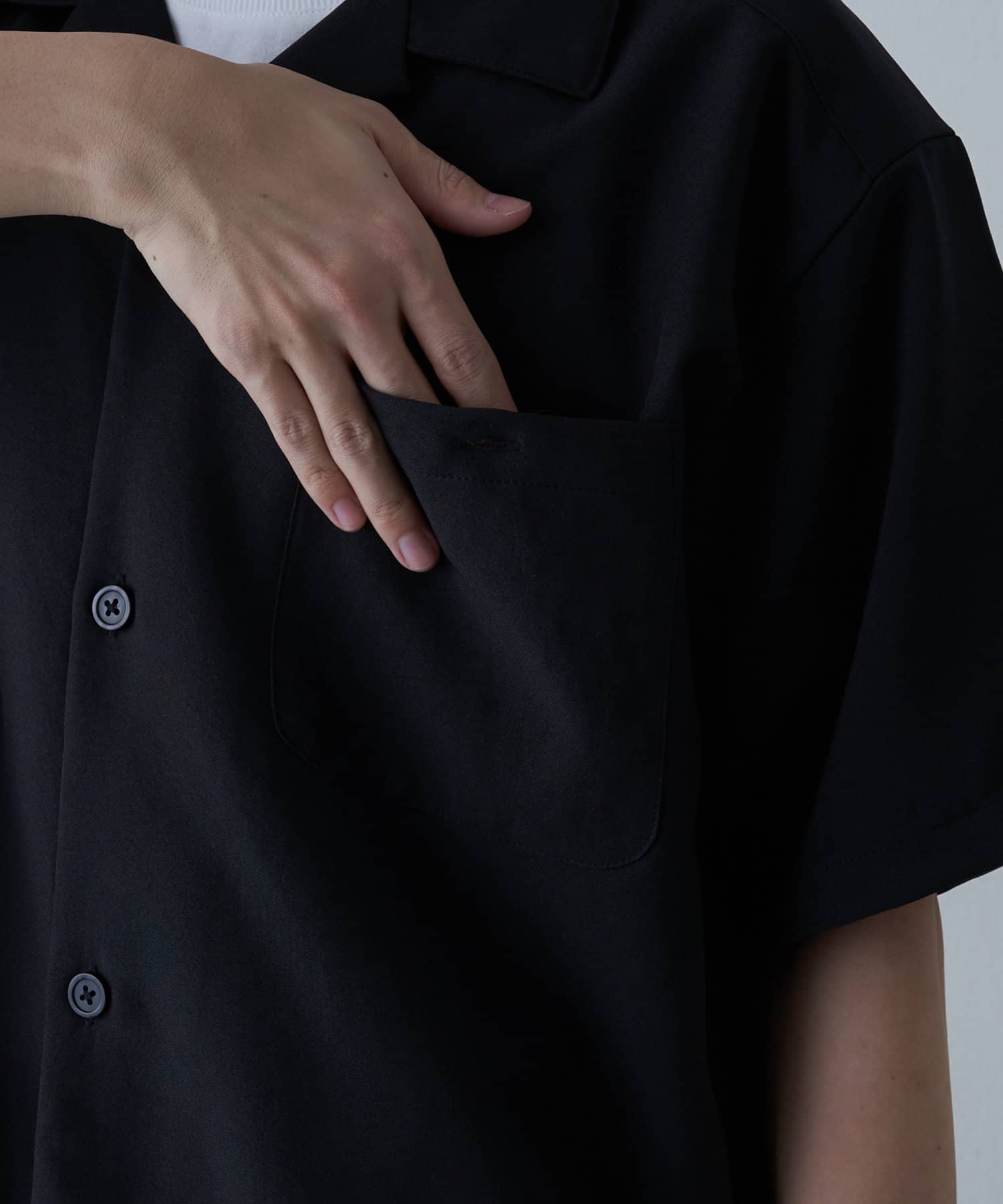 COLONY 2139(コロニー トゥーワンスリーナイン) 【セットアップ対応】ポリトロオープンカラー半袖シャツ