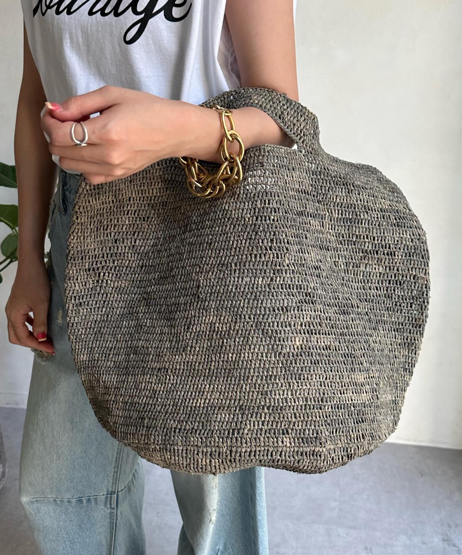 専門ショップ MADE IN MADA メイドインマダ KOKO BAG グレー バッグ 