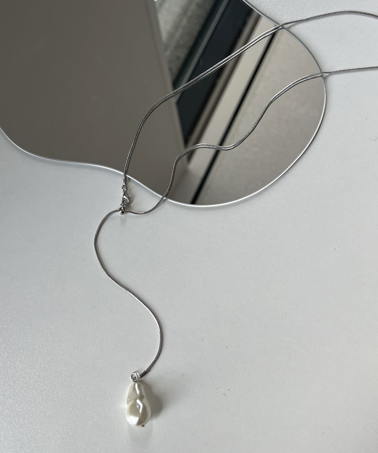 prose verse(プロズヴェール) バロックパールラリエットネックレス