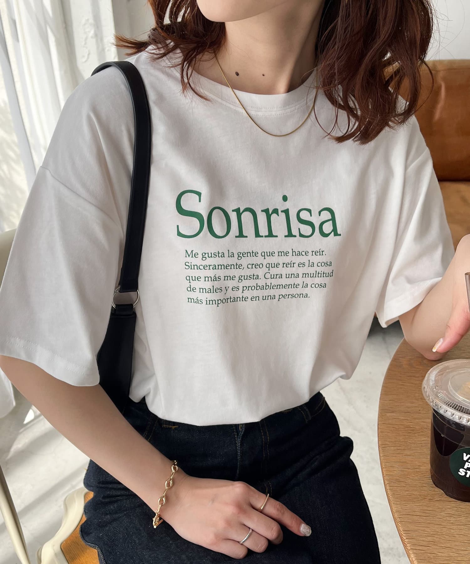 DISCOAT(ディスコート) 【WEB限定】sonrisaTシャツ