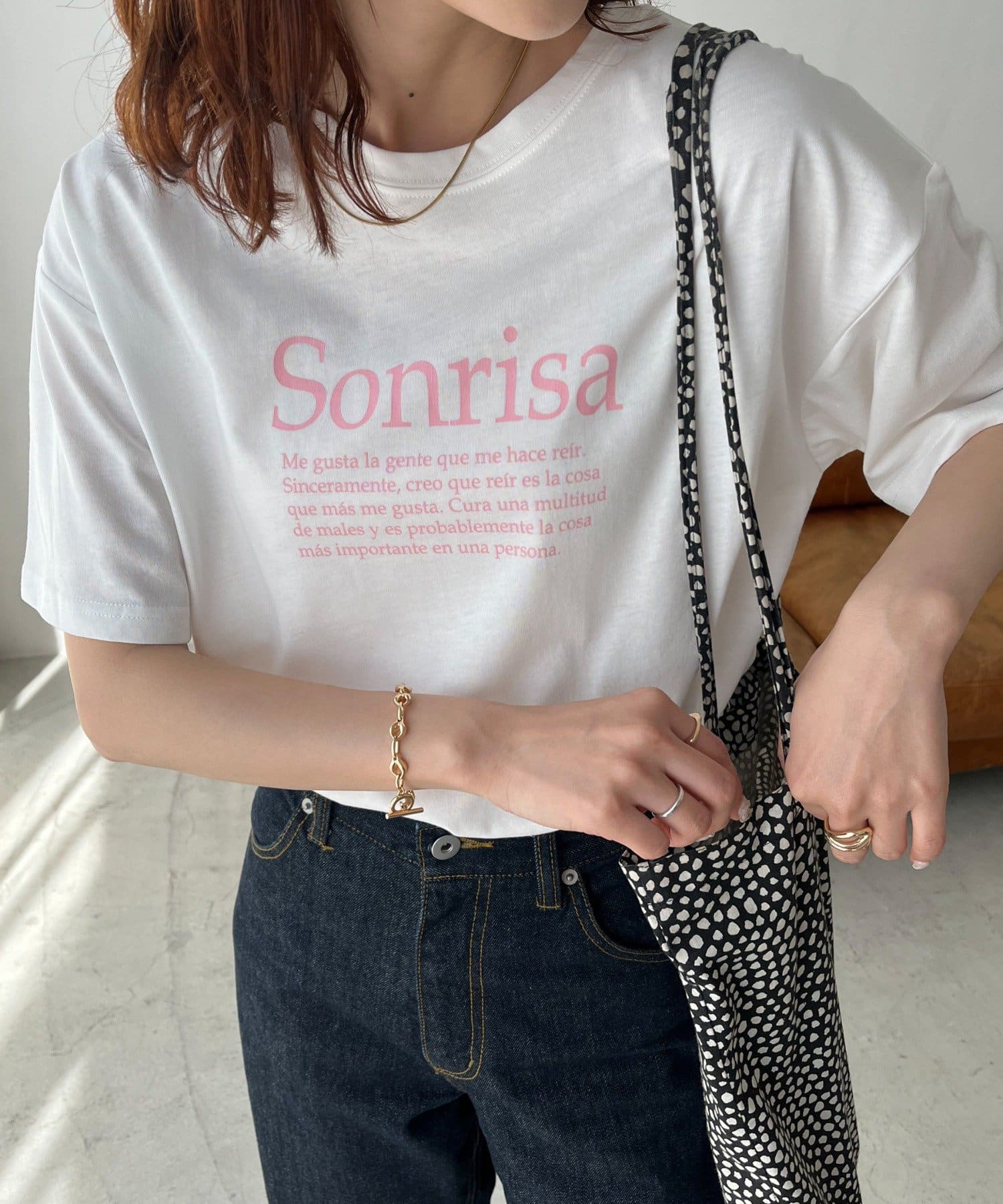 DISCOAT(ディスコート) 【WEB限定】sonrisaTシャツ