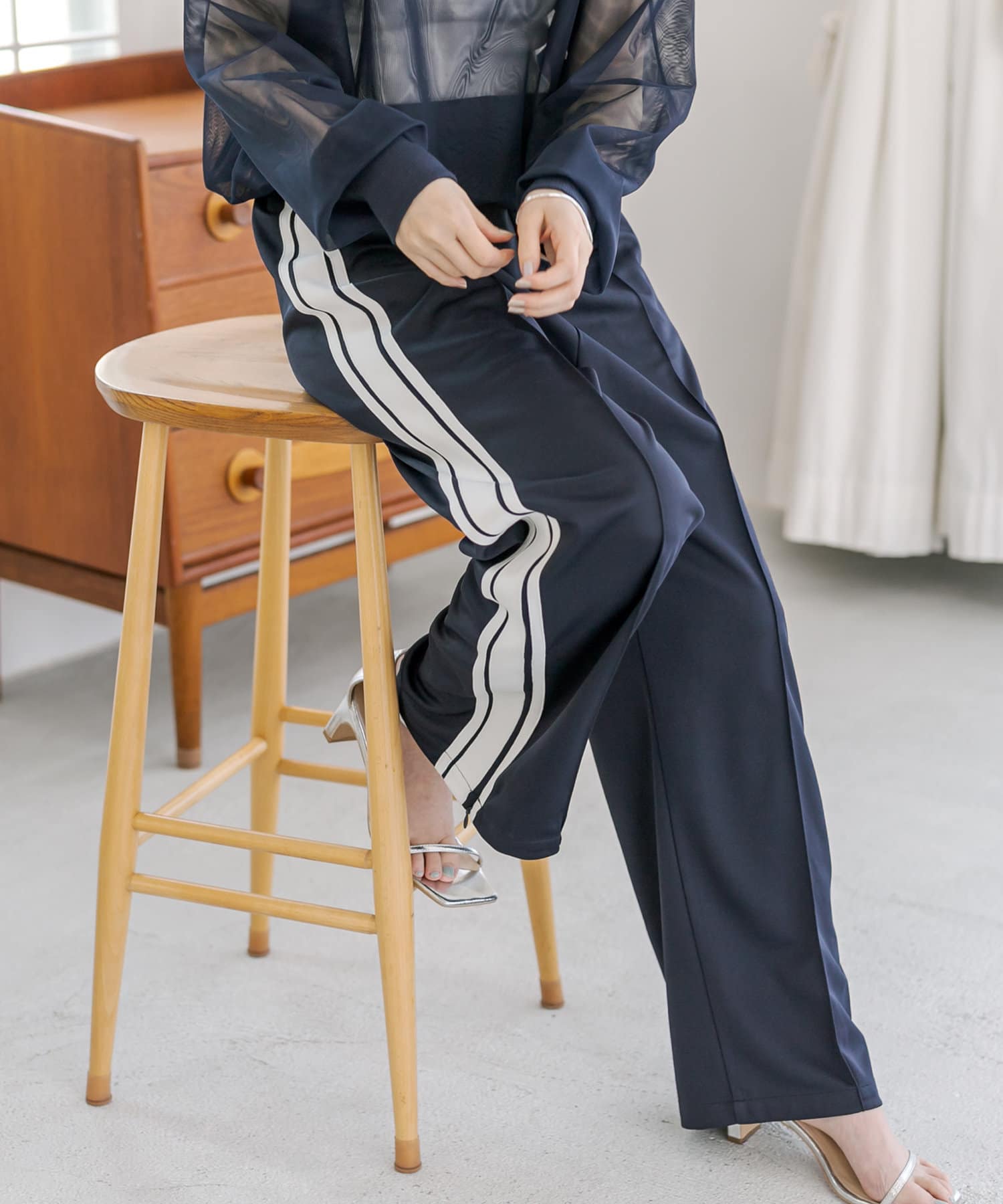 サイズ展開あり】ジャージラインパンツ mystic(ミスティック)レディース PAL CLOSET(パルクローゼット) パルグループ公式ファッション通販サイト ジャージラインパンツ◆