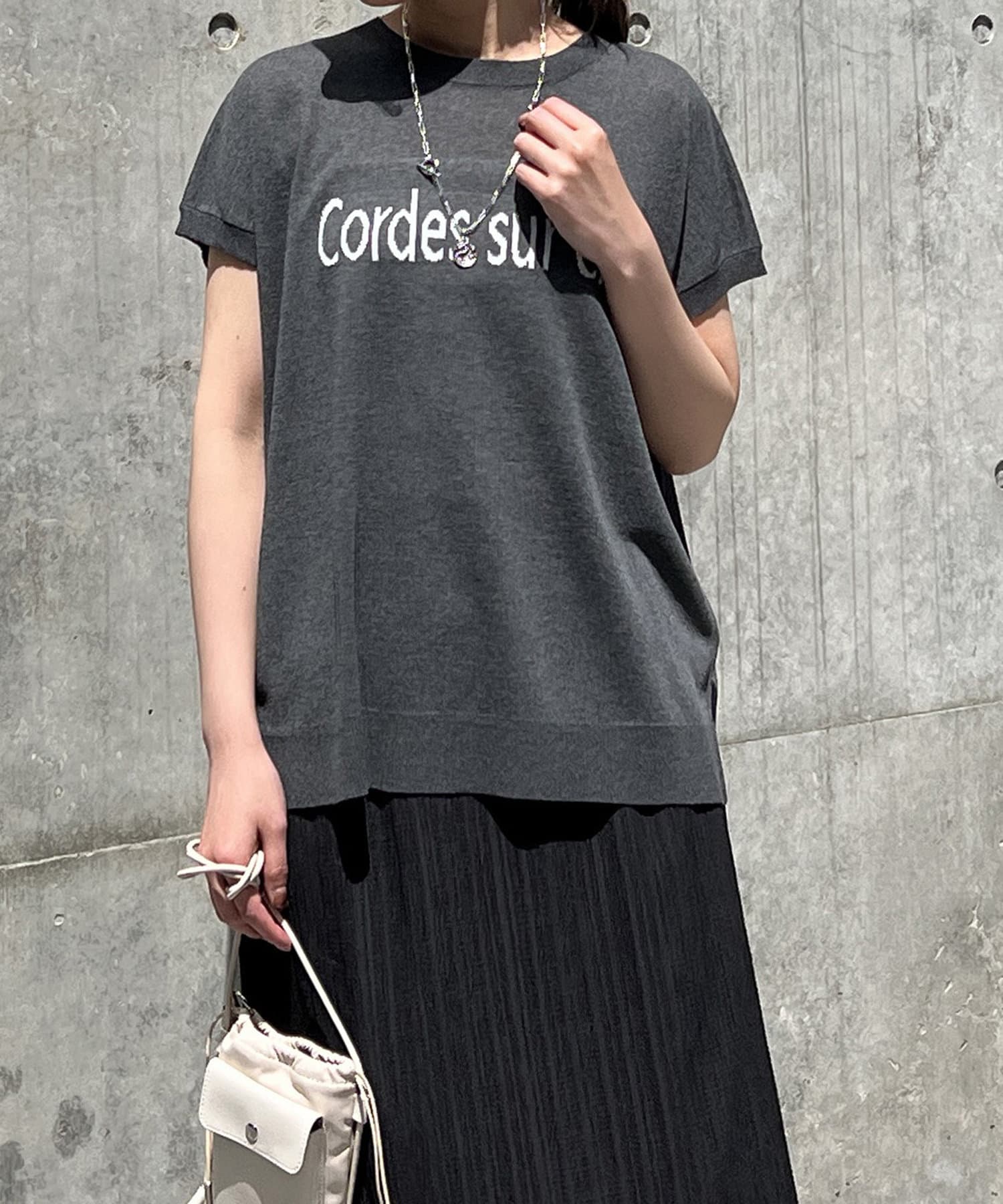 un dix cors(アンディコール) ロゴニットプルオーバー