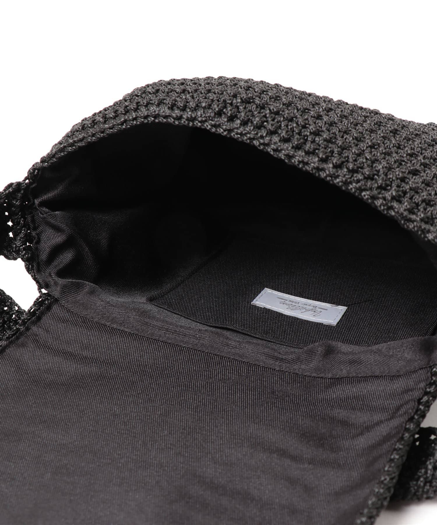 natural couture(ナチュラルクチュール) 差込金具ワンハンドル手編みトートバッグ