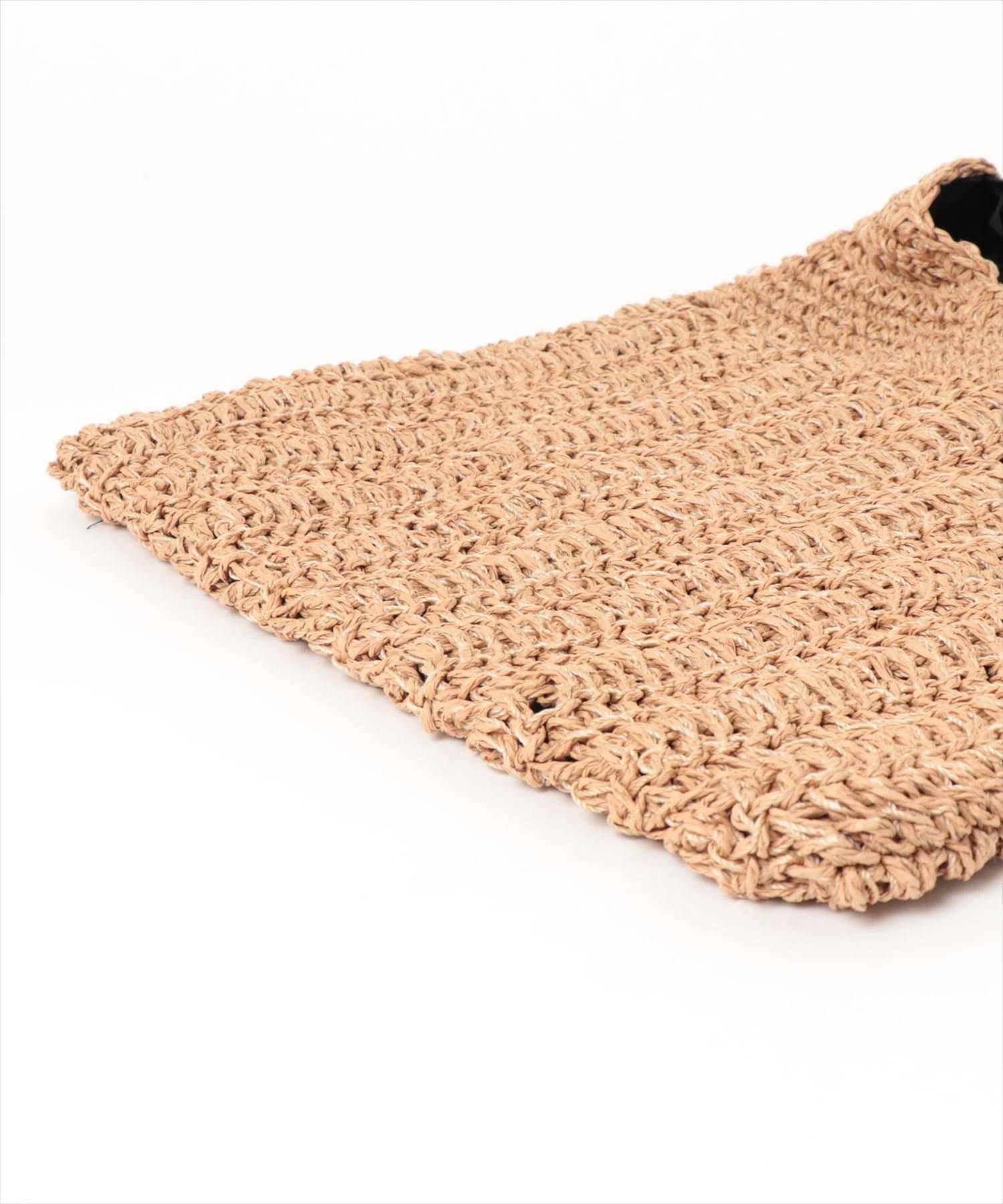 natural couture(ナチュラルクチュール) フリルワンハンドルペーパー手編みトートバッグ