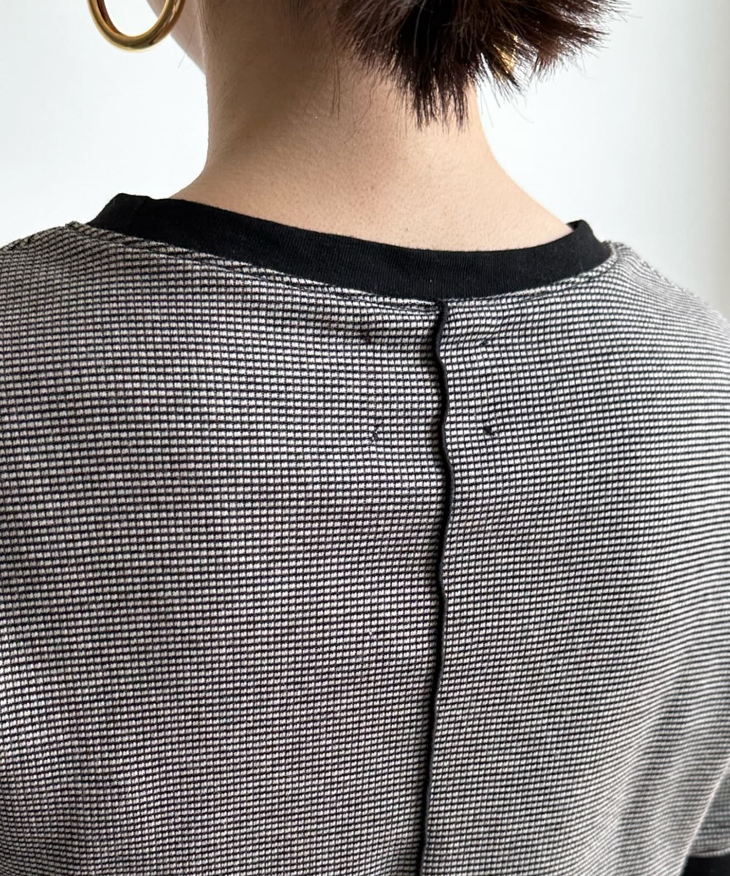 DOUDOU(ドゥドゥ) 【AgAwd/アガウド】ショート丈ボーダーTEE