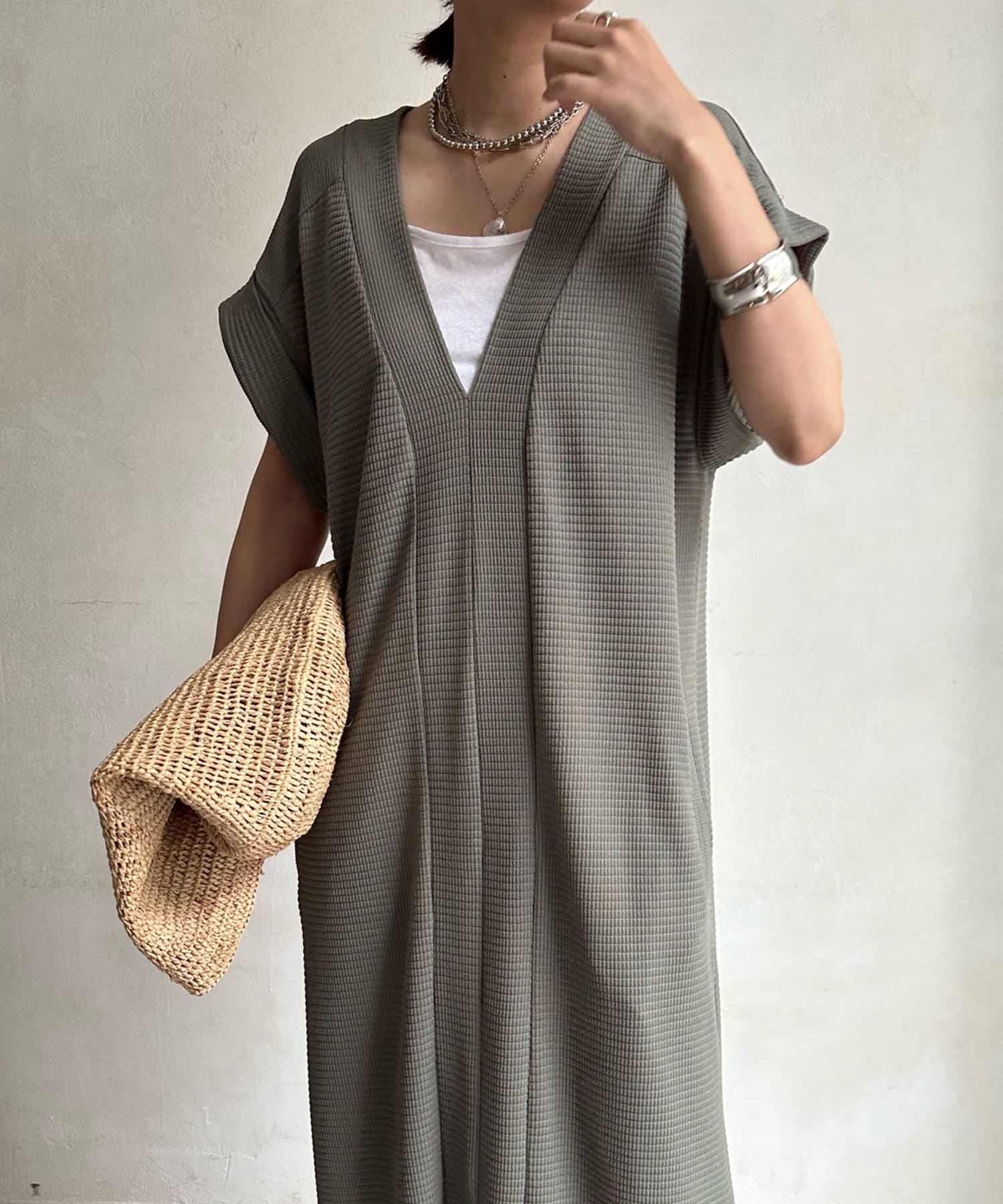 DOUDOU(ドゥドゥ) 【AgAwd/アガウド】プラケットワンピース