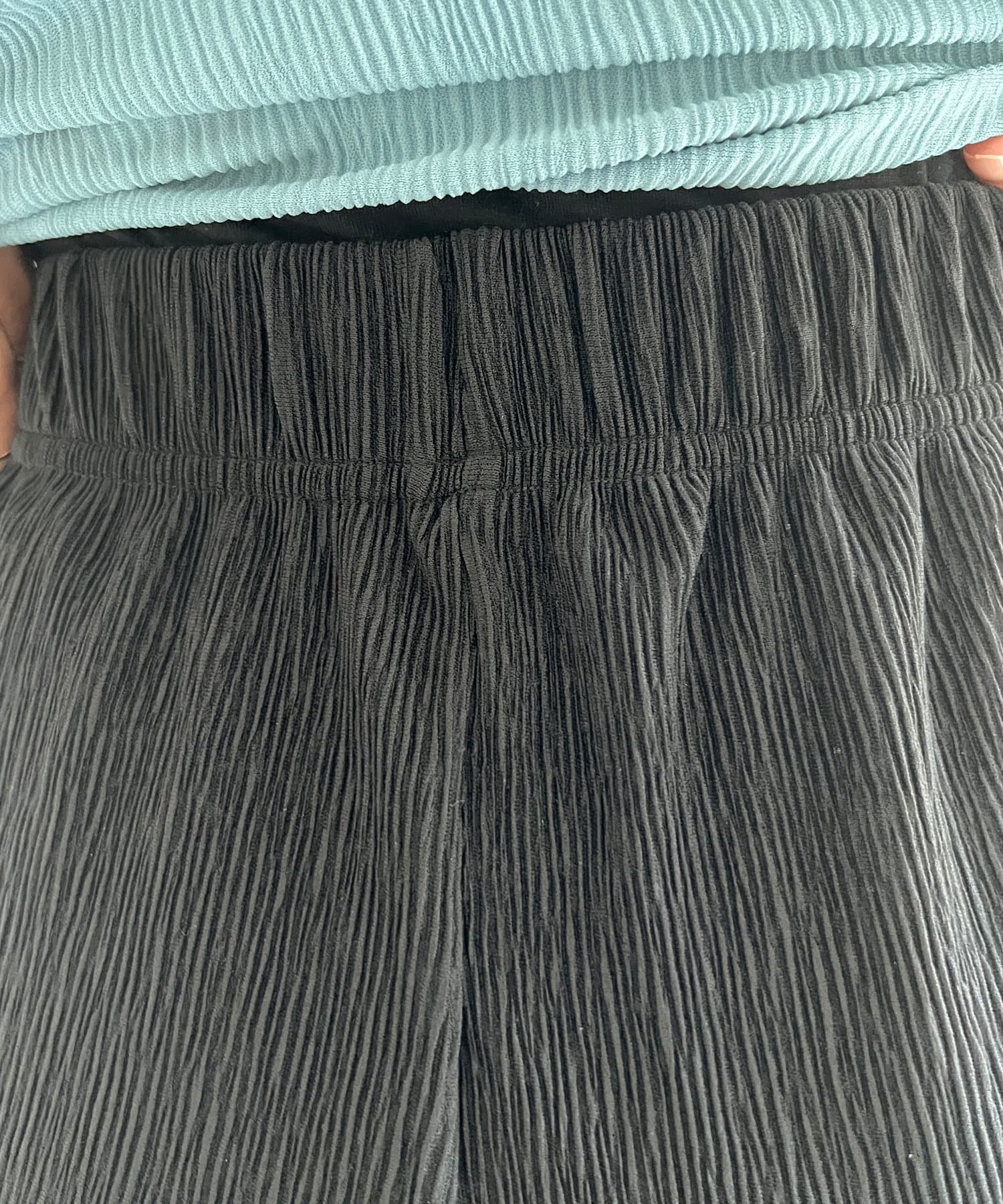 Chez toi(シェトワ) カット楊柳チュニックプルオーバー×パンツ