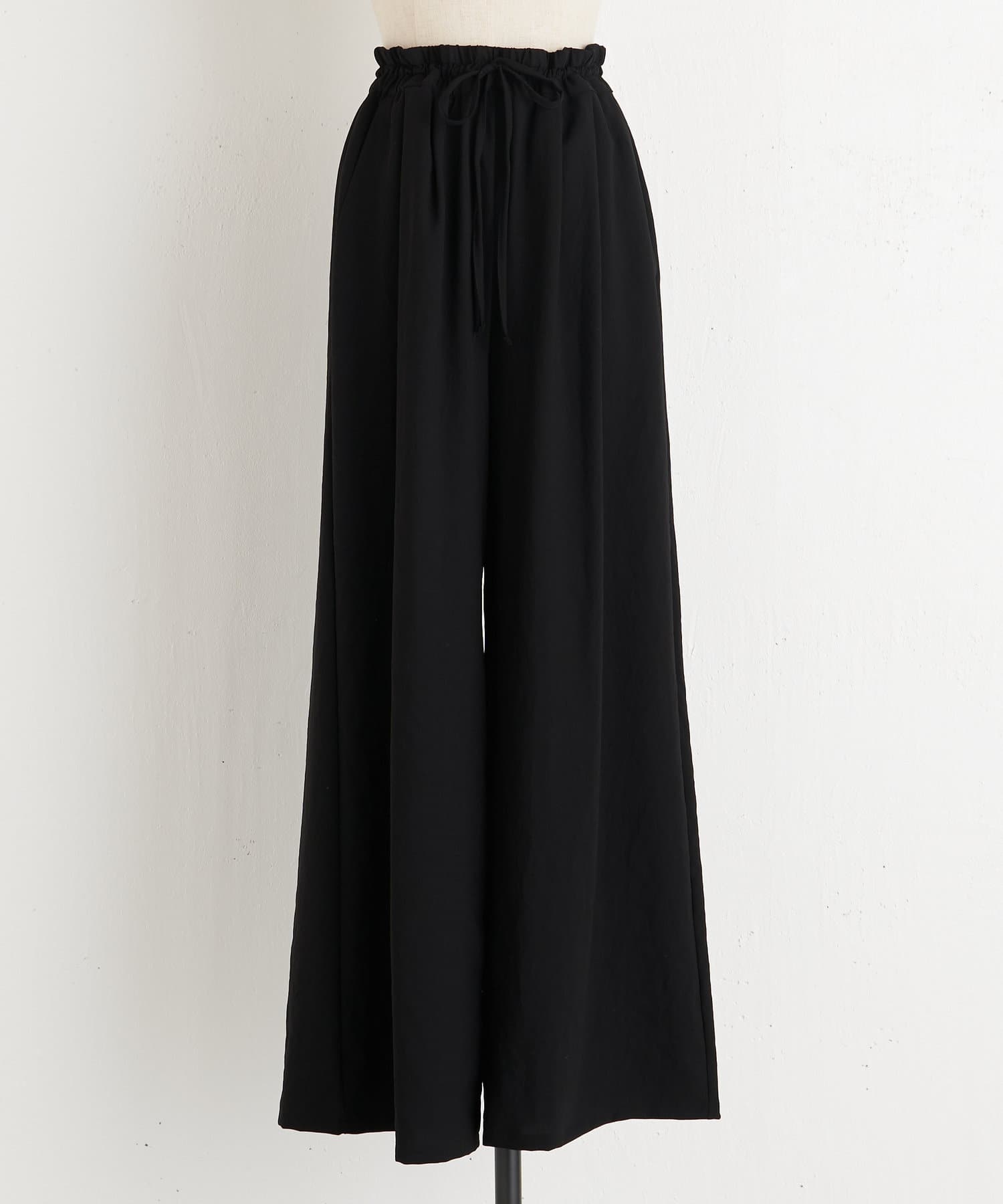 BEARDSLEY(ビアズリー) 《2サイズ展開》ストレッチジョーゼットバギーパンツ