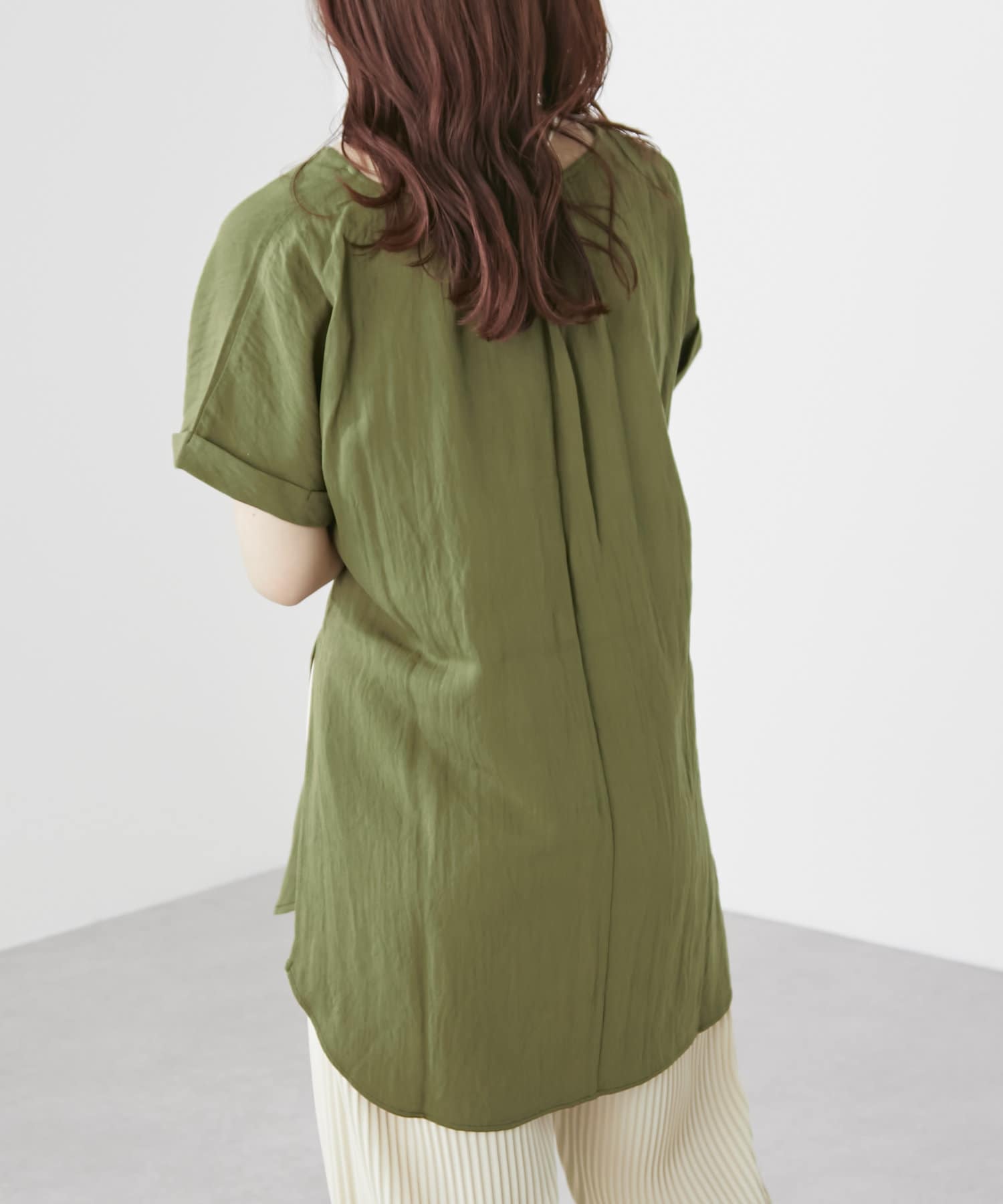【店舗でも大人気】キーネックチュニック | NICE CLAUP / OLIVE des OLIVE OUTLET(ナイスクラップ ...