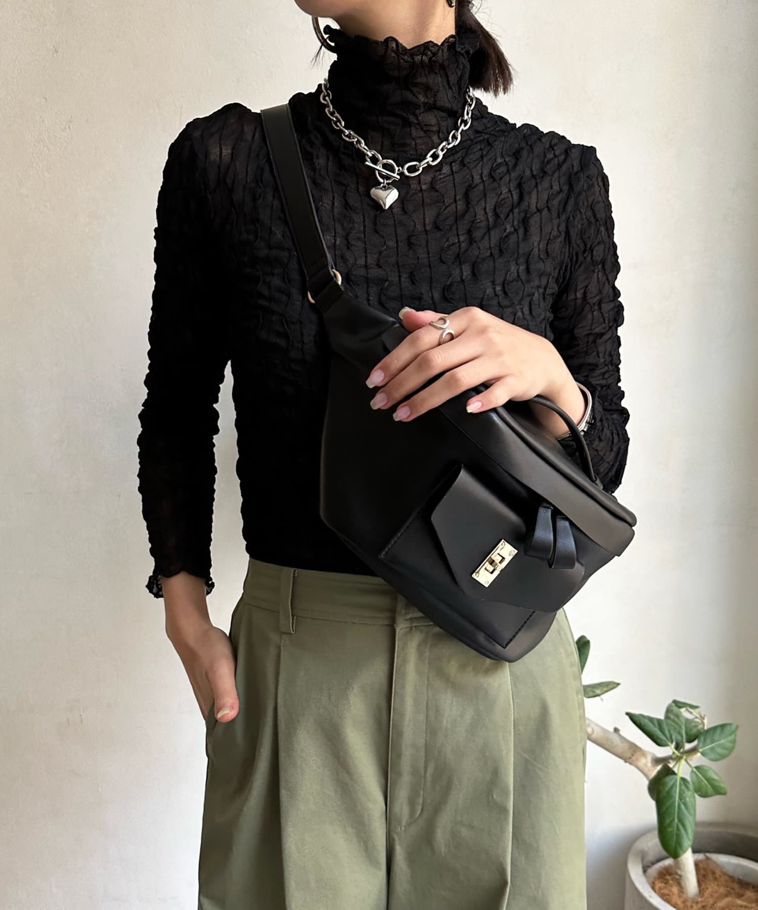 DOUDOU(ドゥドゥ) ウェーブ柄シアータートル