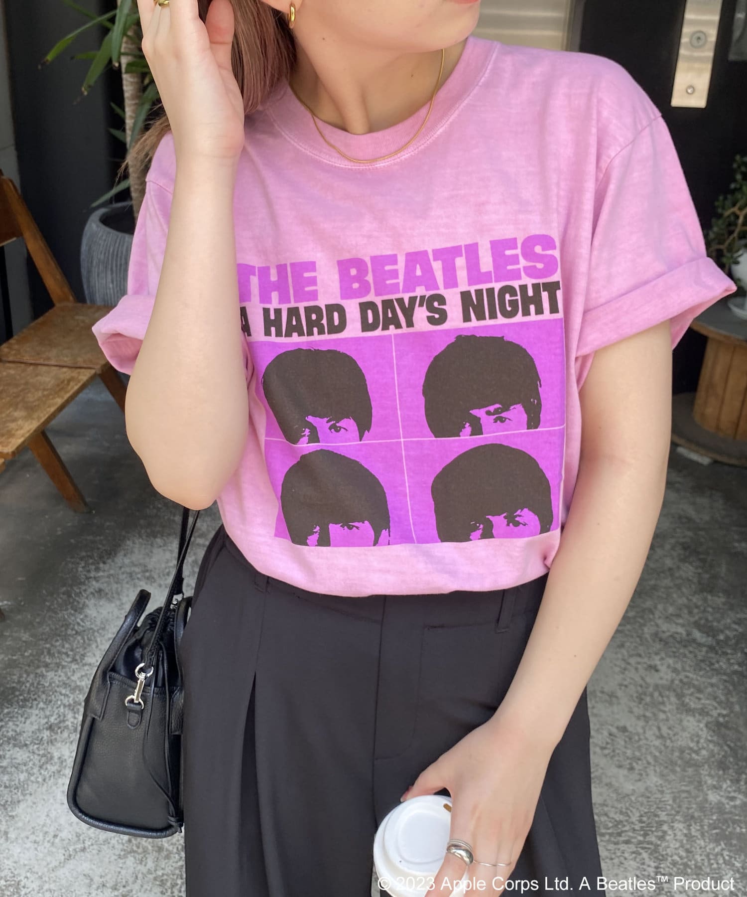 GOOD ROCK SPEED〉BEATLESパネルTシャツ | CAPRICIEUX LE'MAGE(カプリ