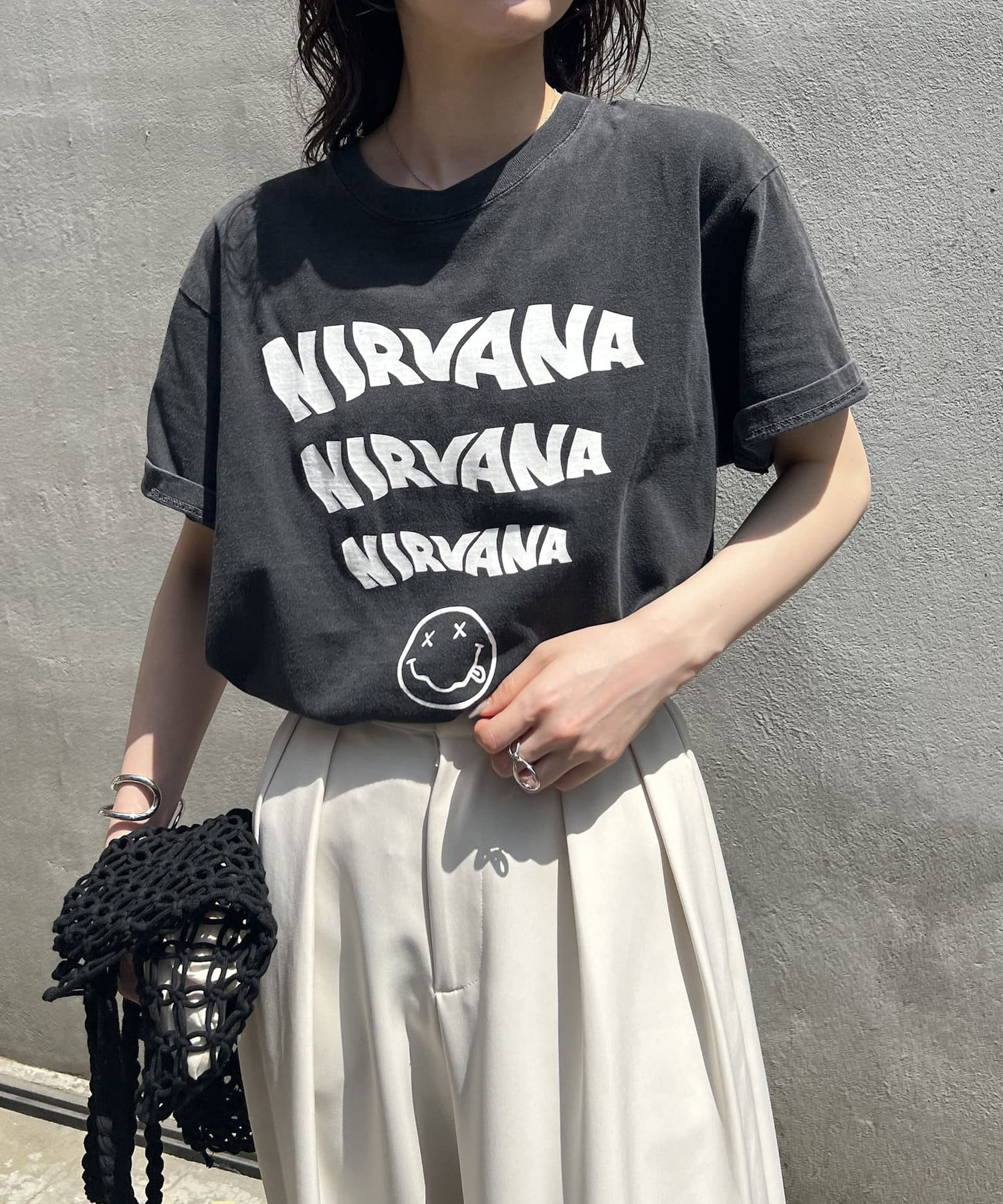 GOOD ROCK SPEED〉NIRVANA Tシャツ | CAPRICIEUX LE'MAGE(カプリシュレ