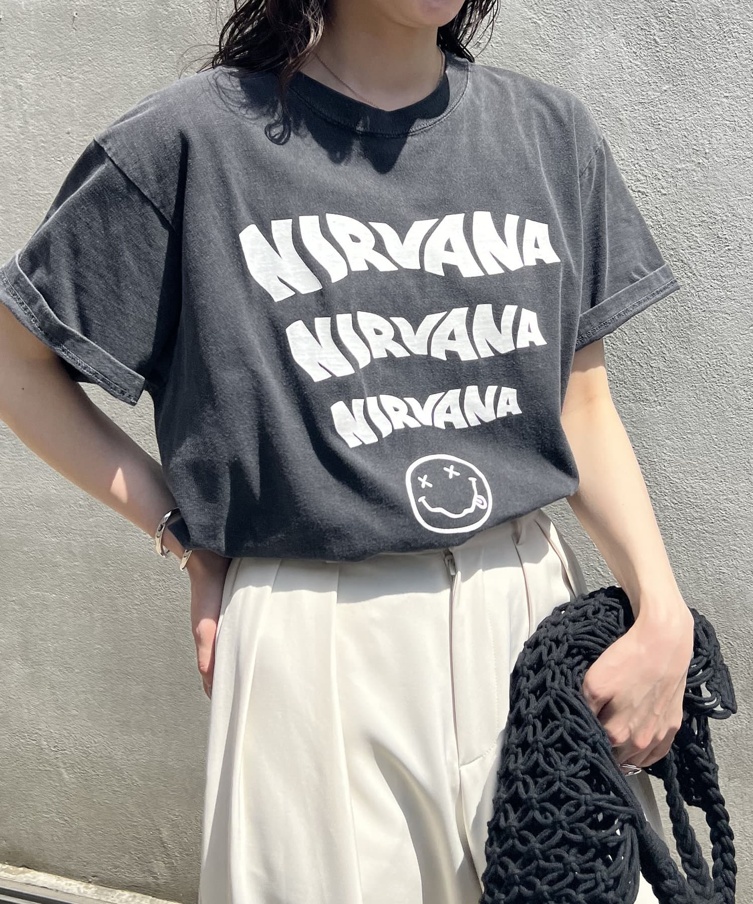 GOOD ROCK SPEED〉NIRVANA Tシャツ | CAPRICIEUX LE'MAGE(カプリシュレ ...