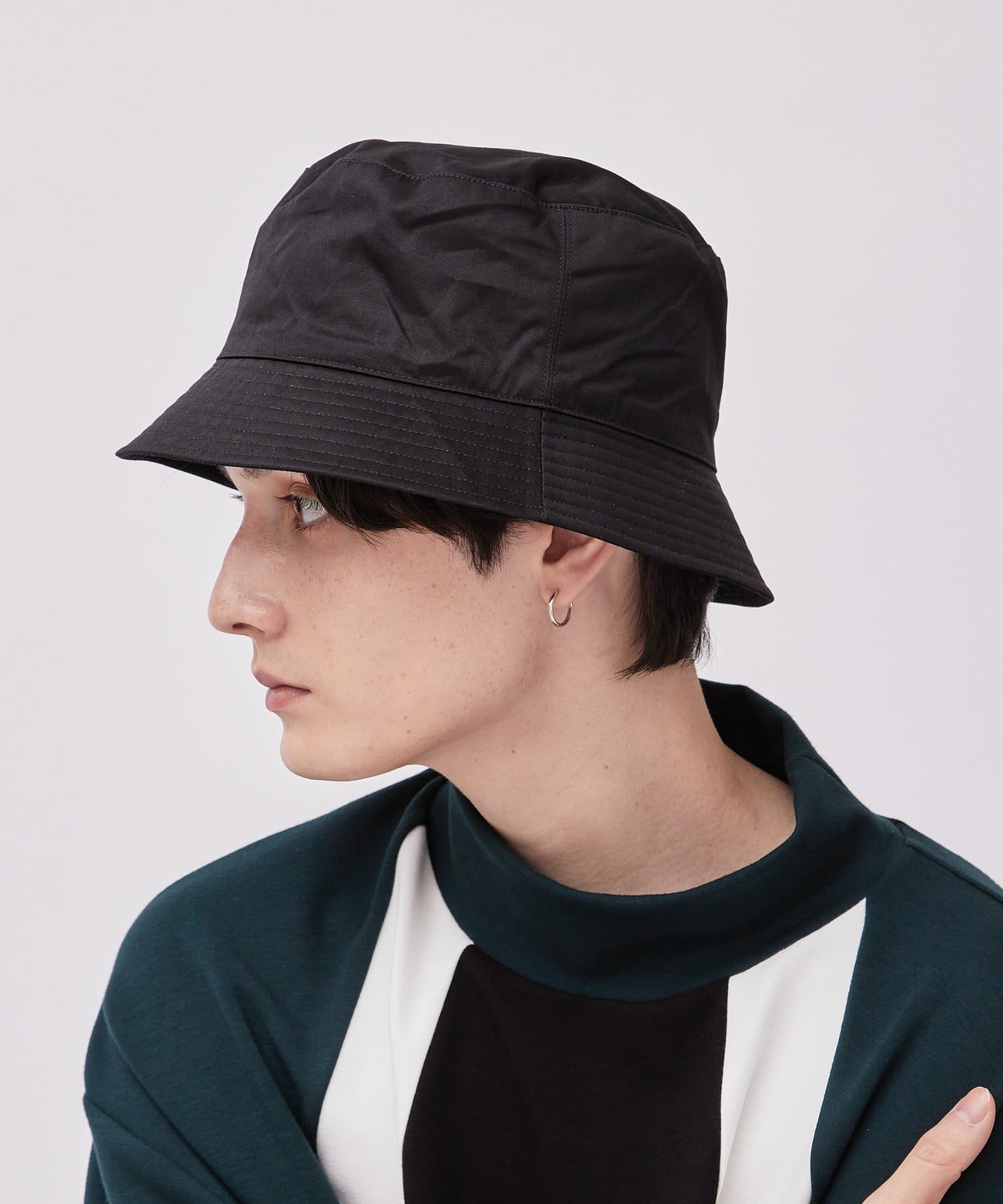 KIJIMA TAKAYUKI VENTILE BUCKET HAT ブラック | skisharp.com