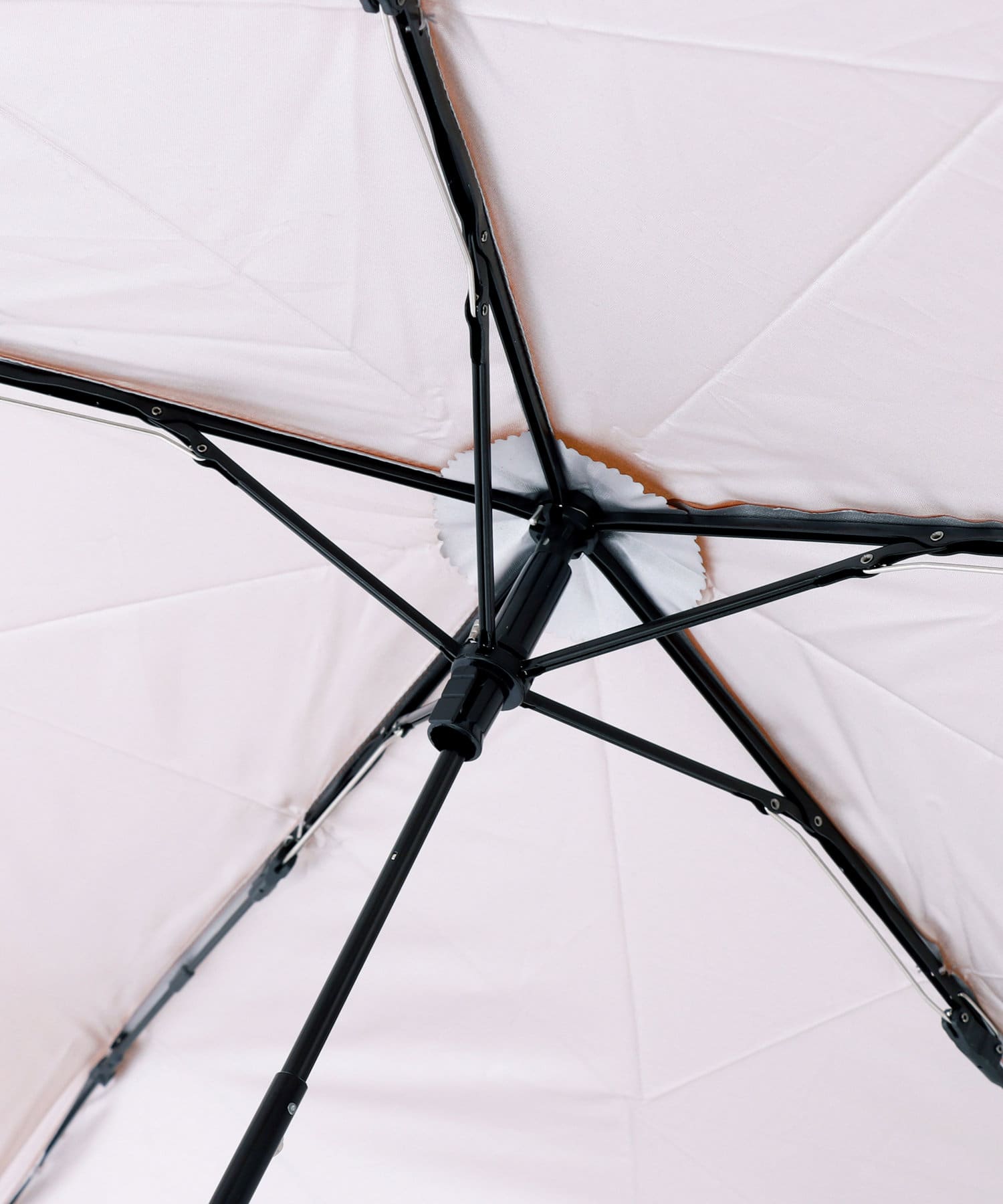 3COINS(スリーコインズ) 晴雨兼用軽量折傘フチドット