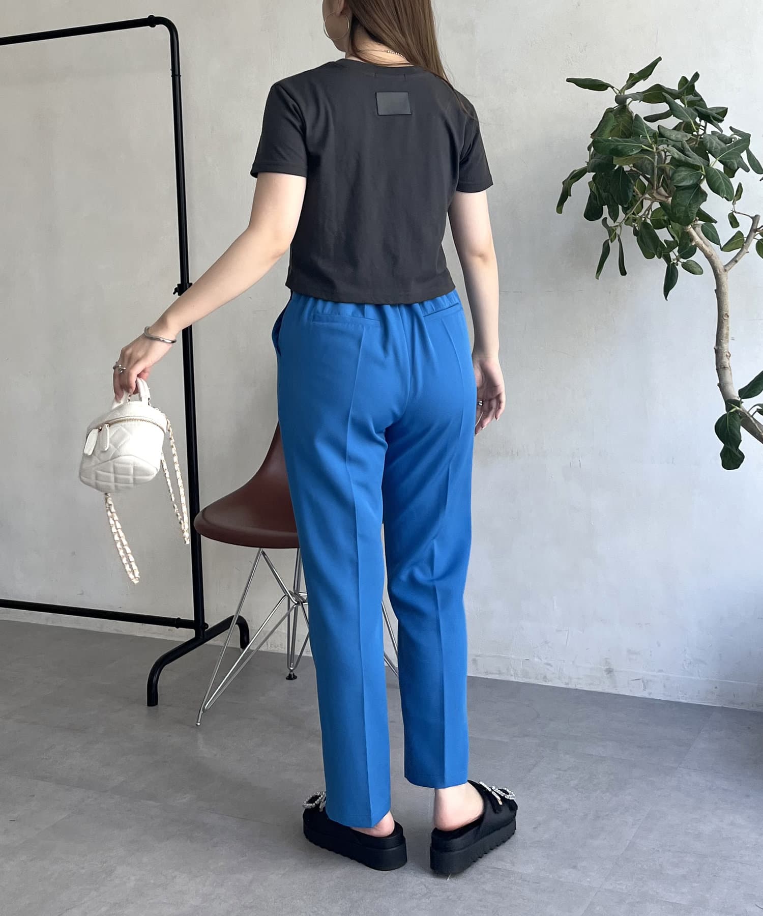 prose verse(プロズヴェール) バックタグショート丈Tシャツ