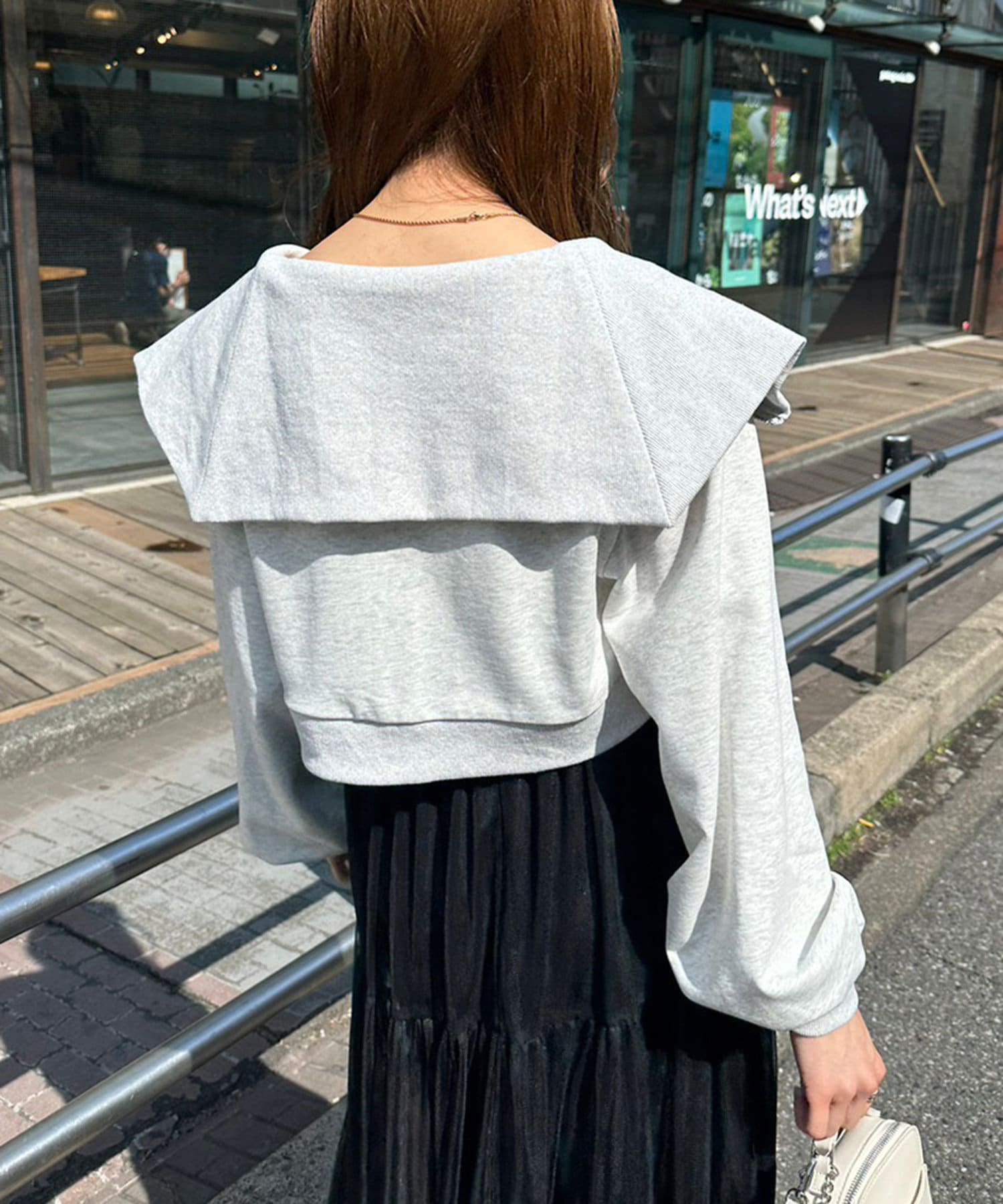 セーラーカラージップアップスウェット | OLIVE des OLIVE
