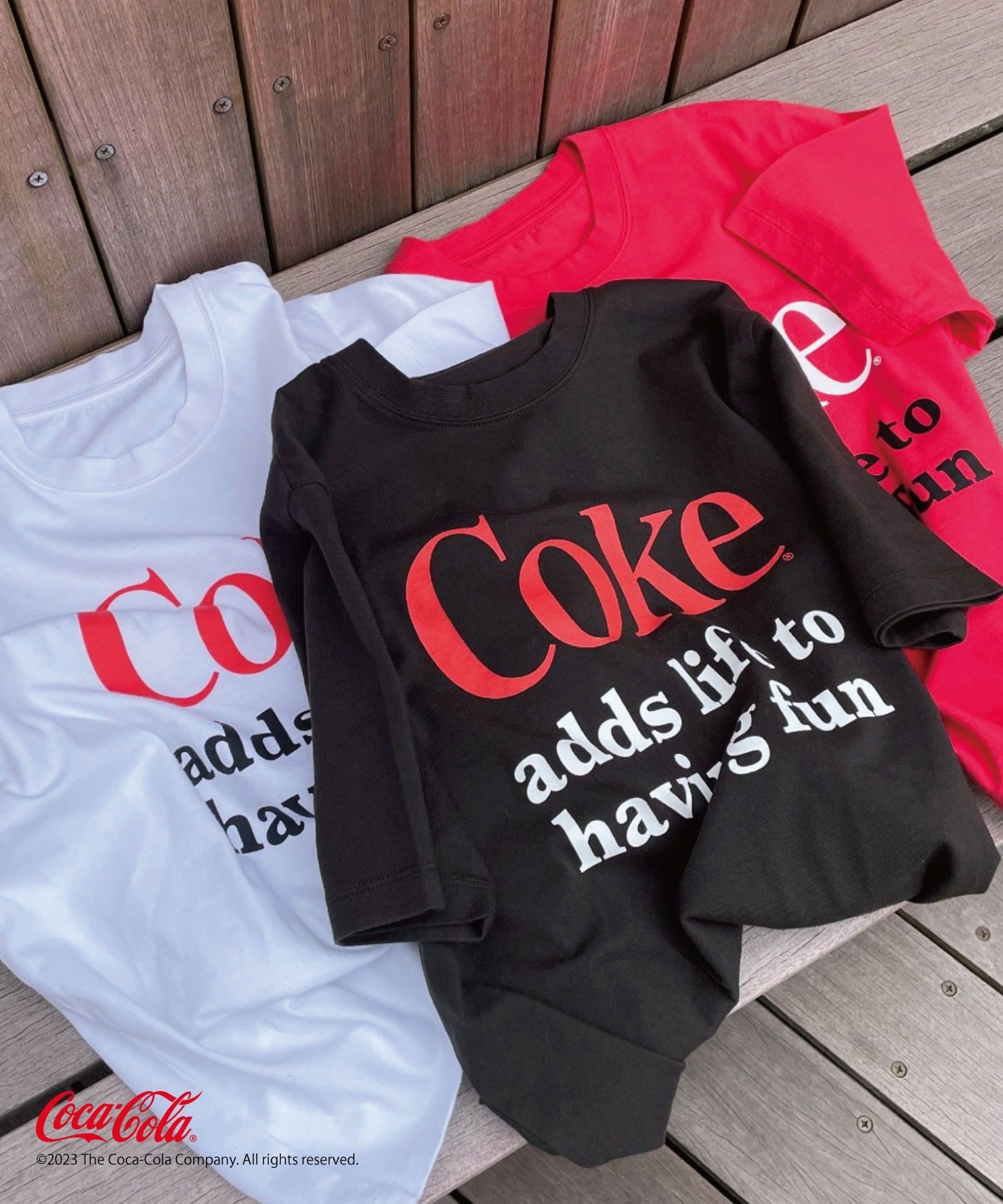 Coca-Cola/コカ・コーラ】CokeロゴTシャツ | CIAOPANIC(チャオパニック