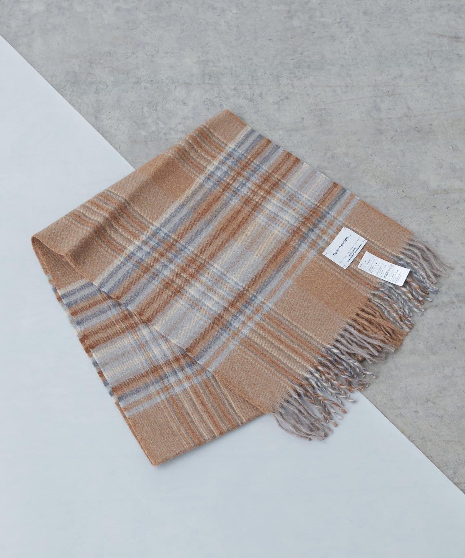 Lui's(ルイス) 【THE INOUE BROTHERS】Brushed Scarf Check