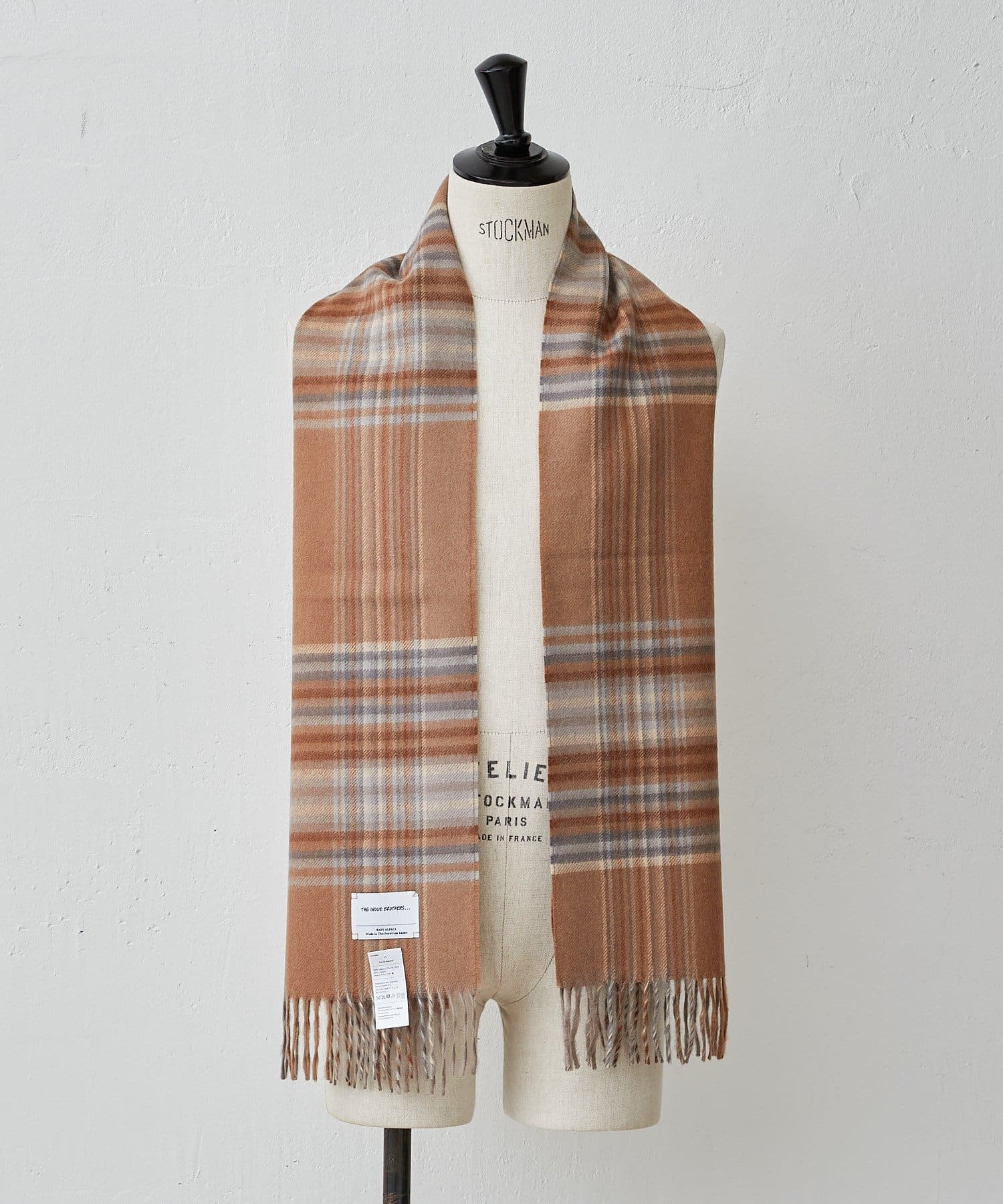 Lui's(ルイス) 【THE INOUE BROTHERS】Brushed Scarf Check