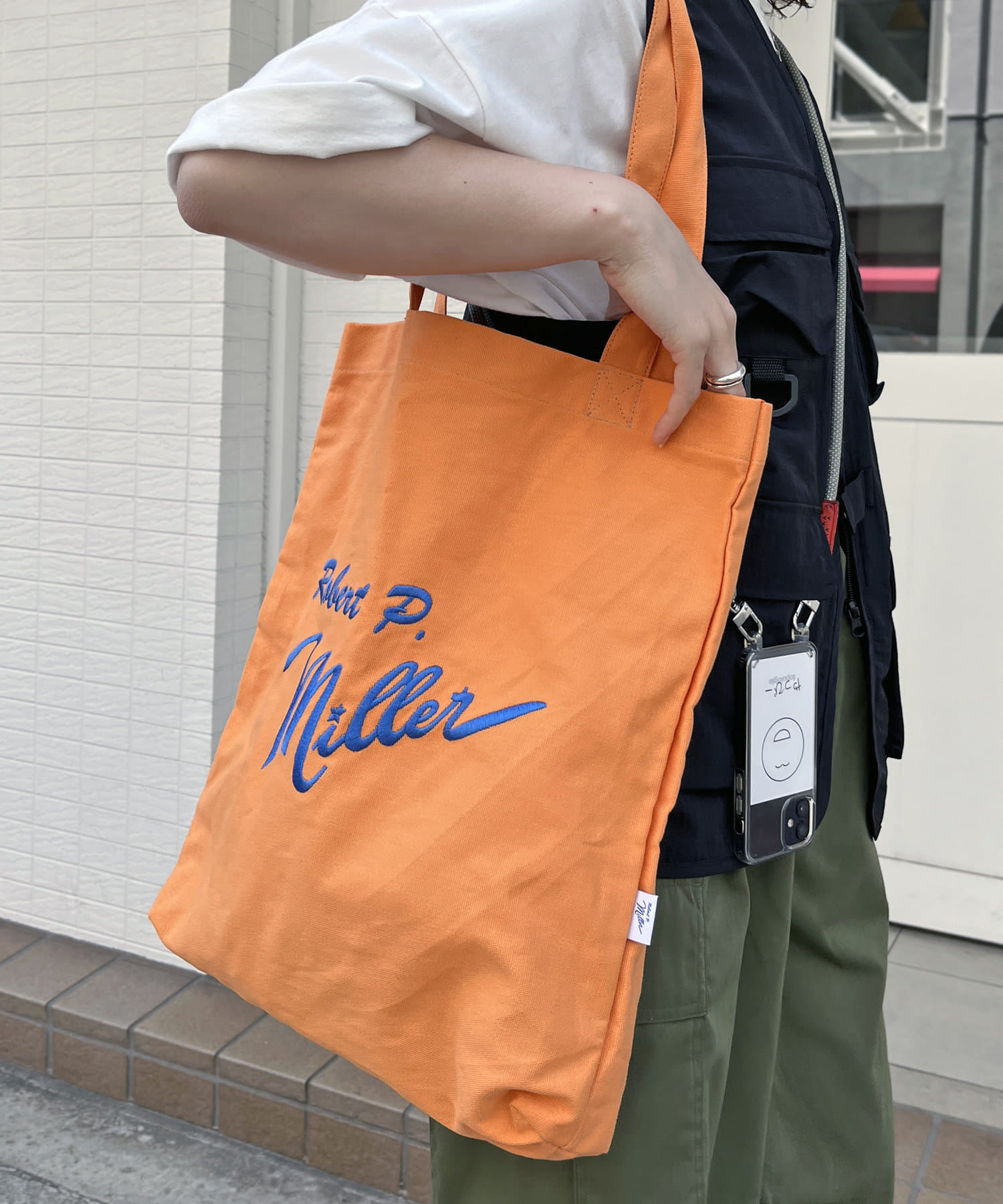 CPFM トートバッグ MARKET TOTE ORANGE MACK_orange_ToteBag_front_larg