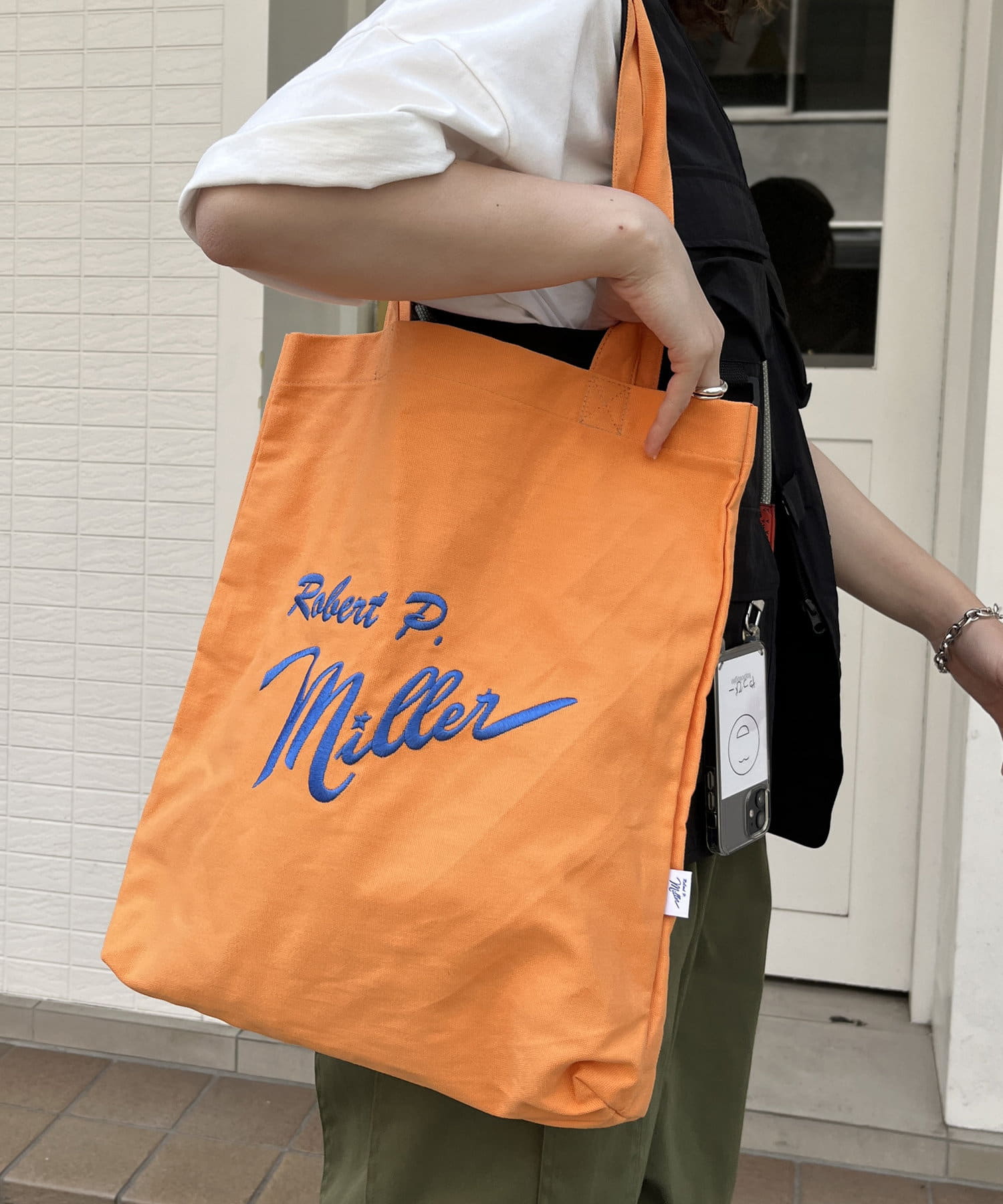 Robert P.Miller】ロゴ刺繍トートバッグ | CPCM(シーピー