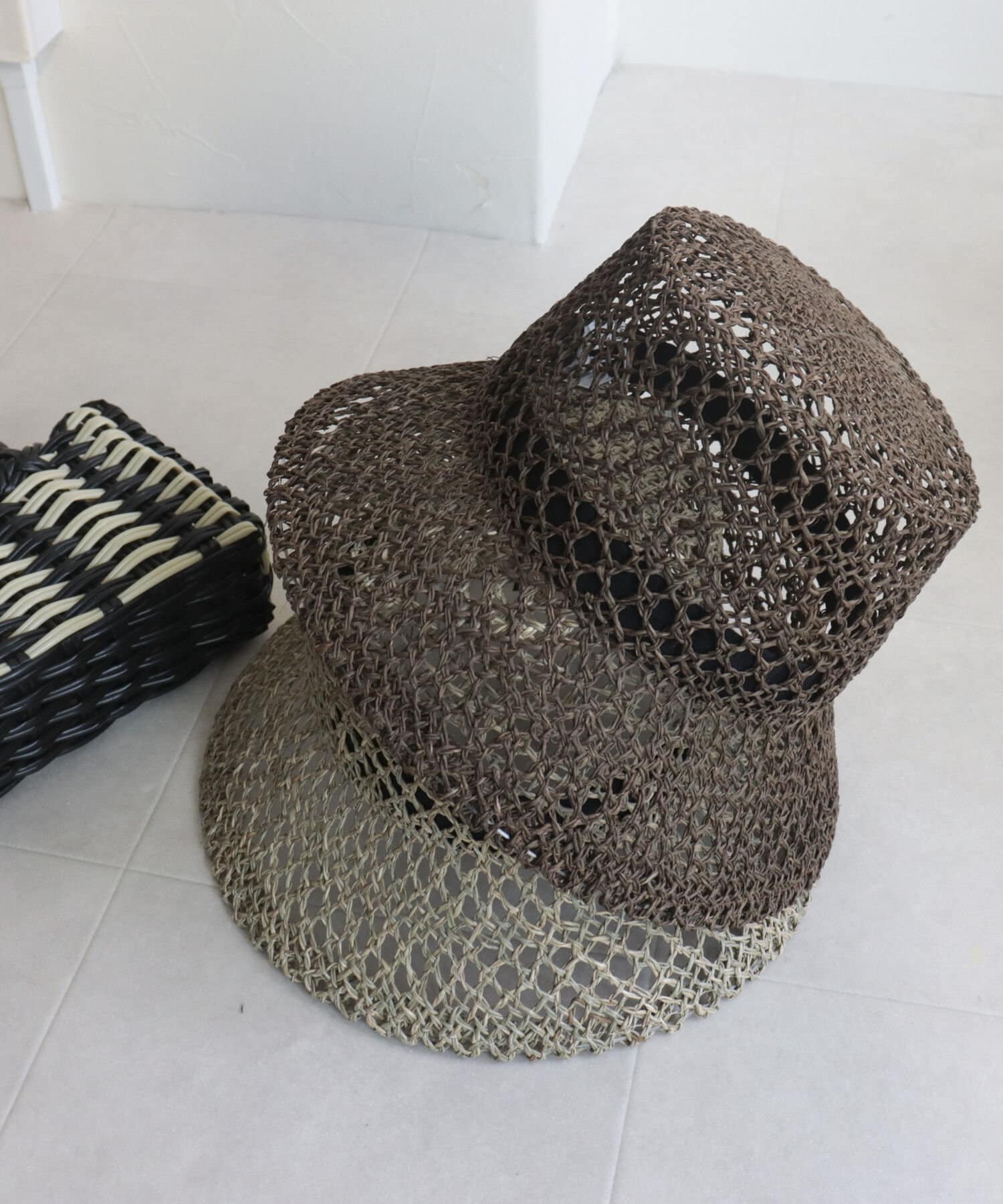 FREDY & GLOSTER(フレディ アンド グロスター) 【CONTROL FREAK/コントロールフリーク】透かし編みバケットハット