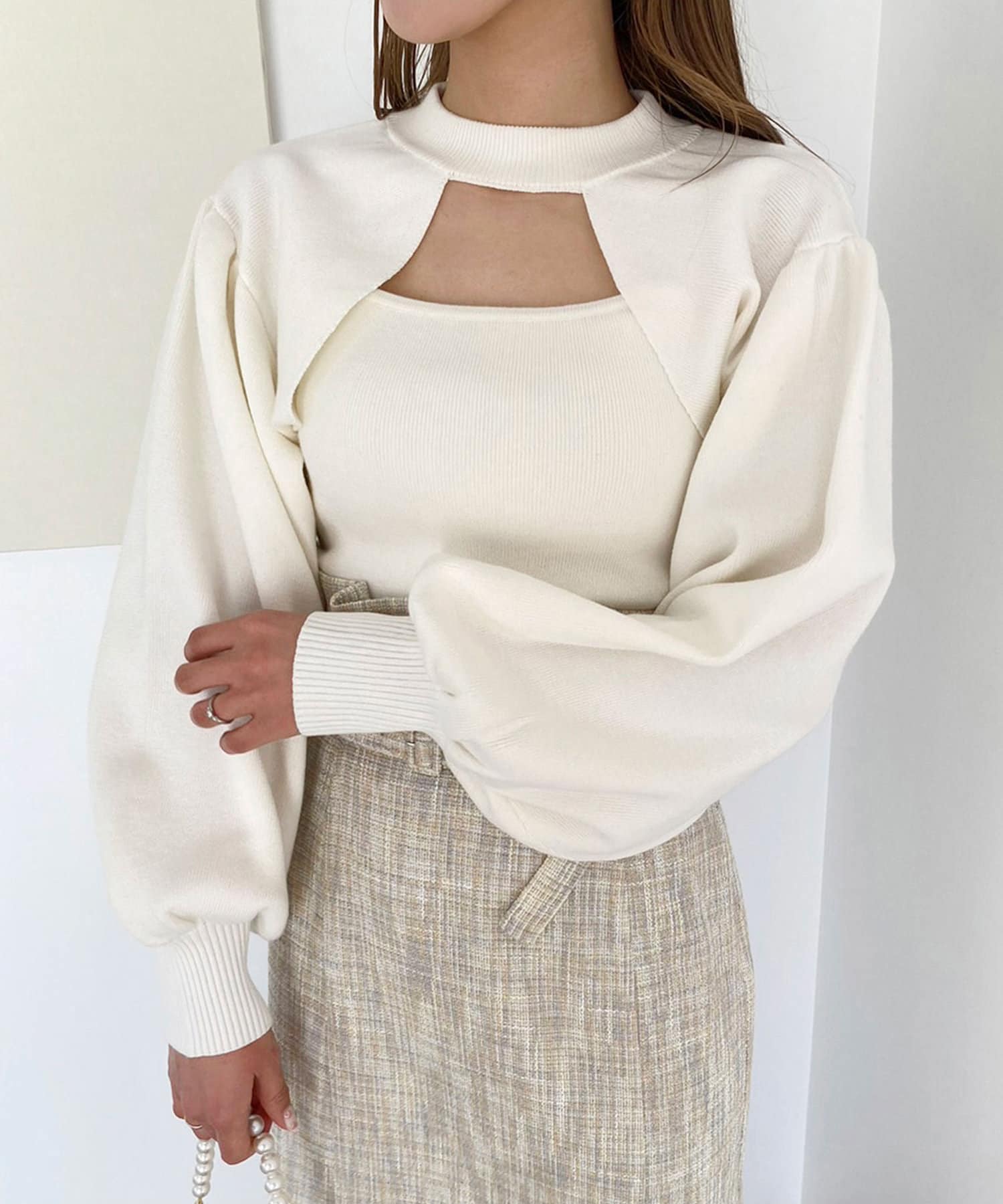 NICE CLAUP / OLIVE des OLIVE OUTLET(ナイスクラップ  / オリーブ デ オリーブ アウトレット) 【one after another】あざとモテトップス