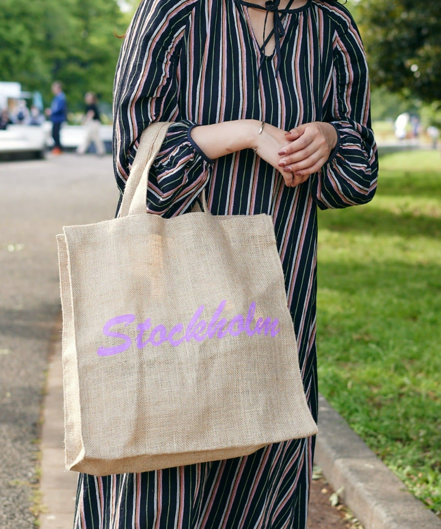 MaisonBengal】NewCity JutePrinte EcoTote | CIAOPANIC TYPY(チャオ