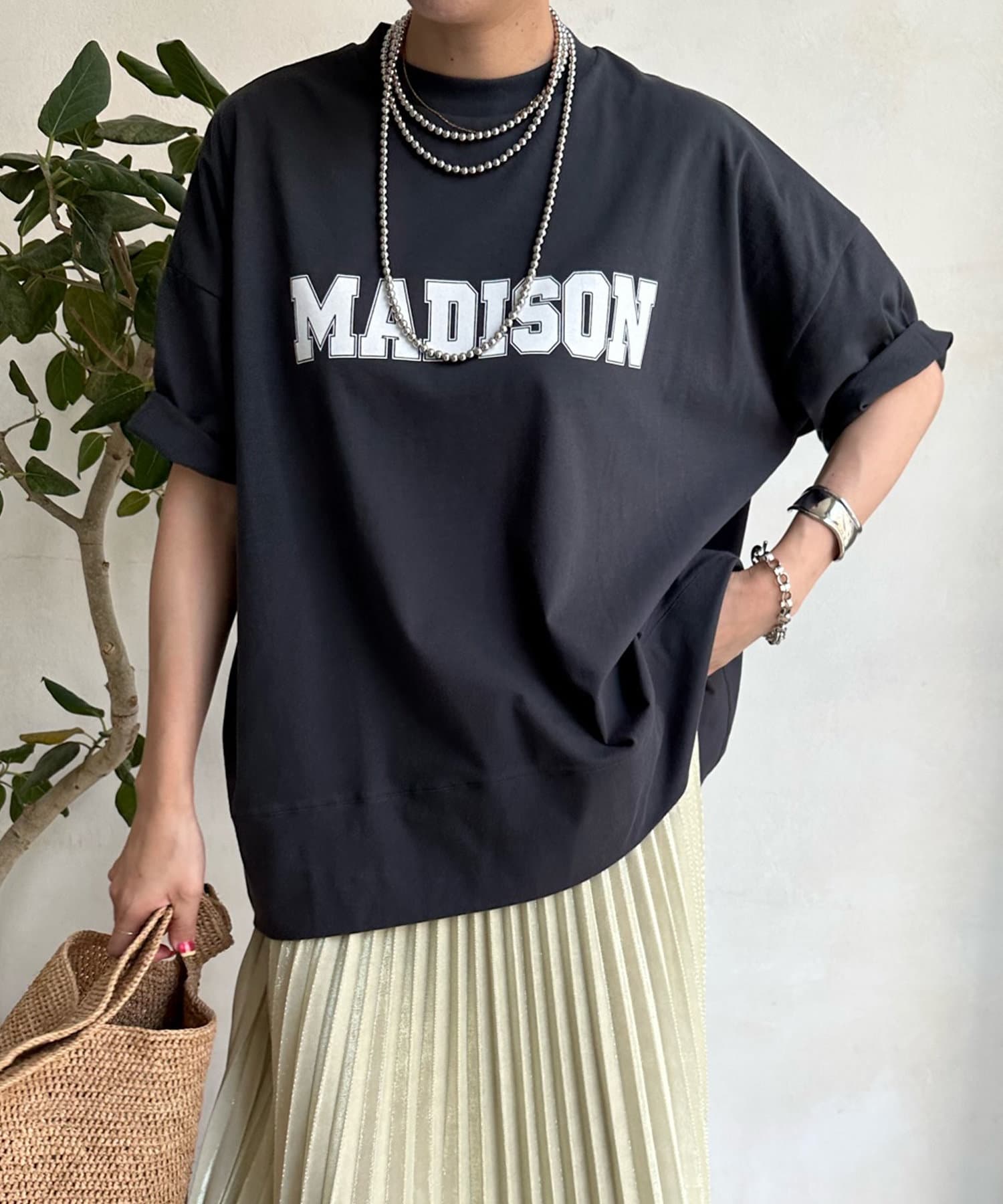 DOUDOU(ドゥドゥ) MADISON スリットTEE