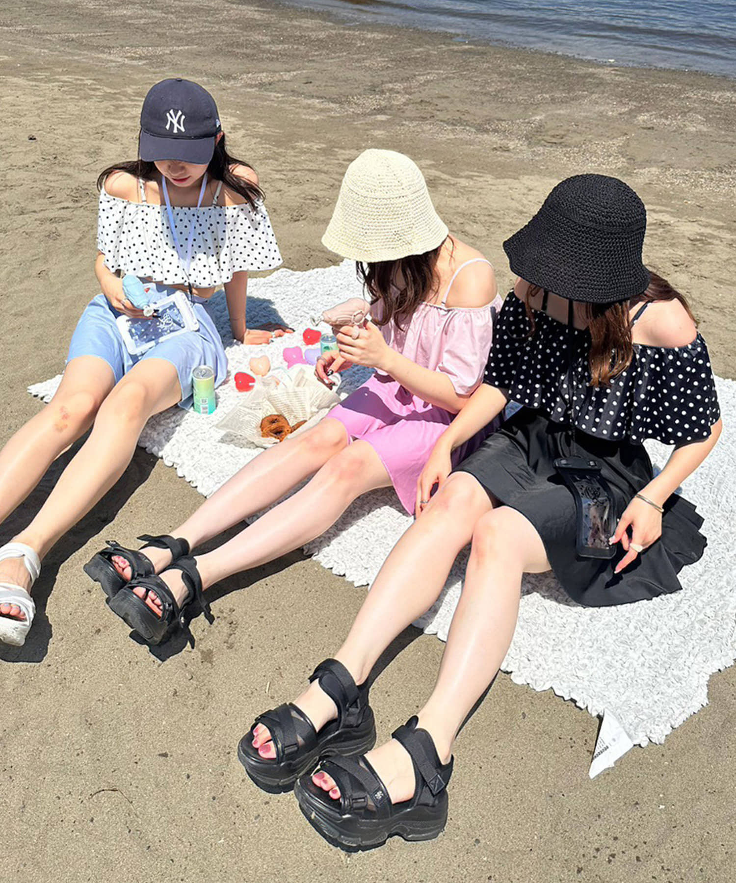 OLIVE des OLIVE(オリーブ デ オリーブ) 【WEB限定カラーあり】2wayフリルswimwear