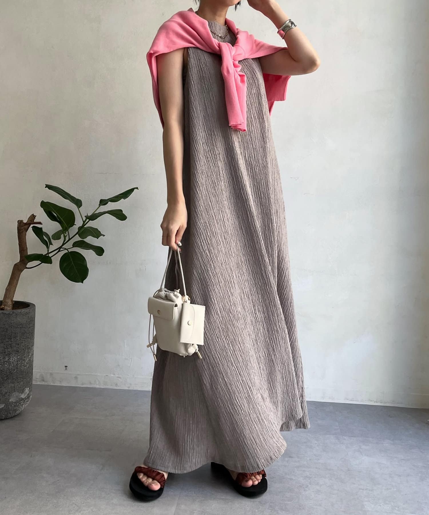バックツイストワンピース | DOUDOU(ドゥドゥ)レディース | PAL CLOSET