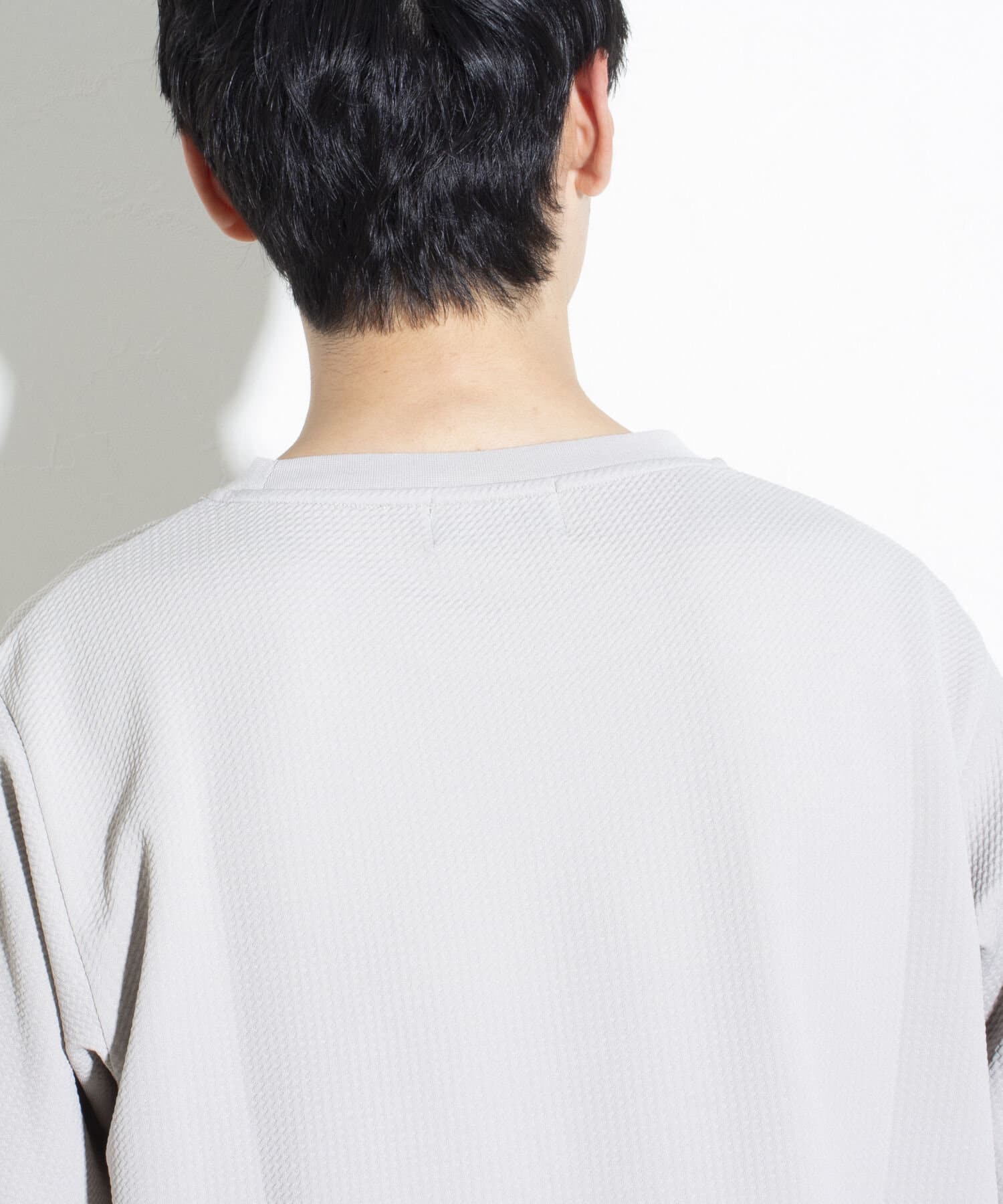 FREDY & GLOSTER(フレディ アンド グロスター) 【GLOSTER】ふくれジャガード リンクス半袖Tシャツ