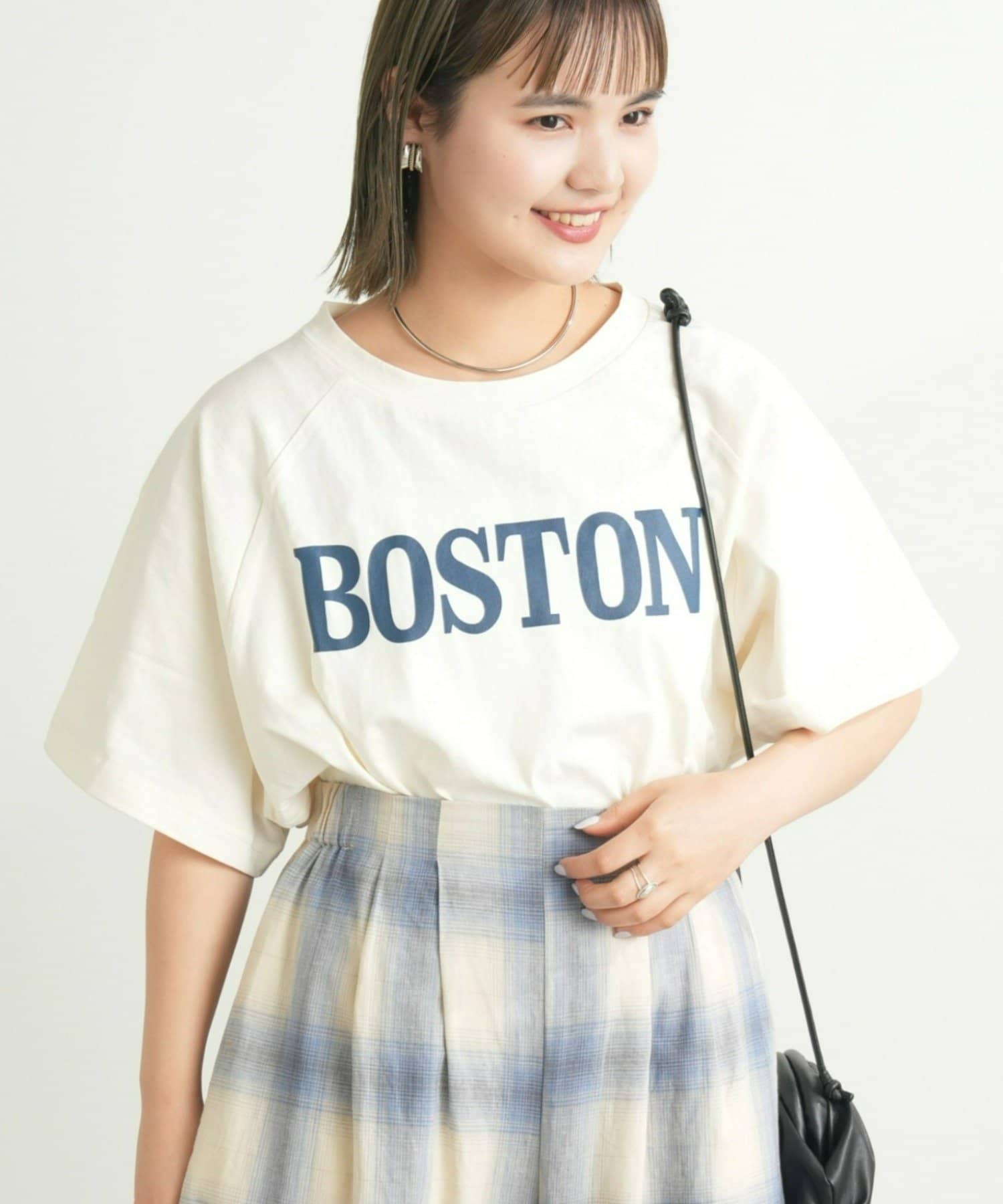 USAコットンラグランBOSTONTEE | CIAOPANIC TYPY(チャオパニック 