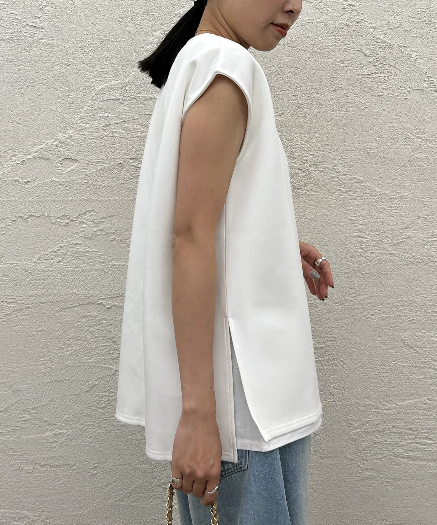 WEB限定】2点セット！ポンチＶフレンチカットソー | Loungedress 