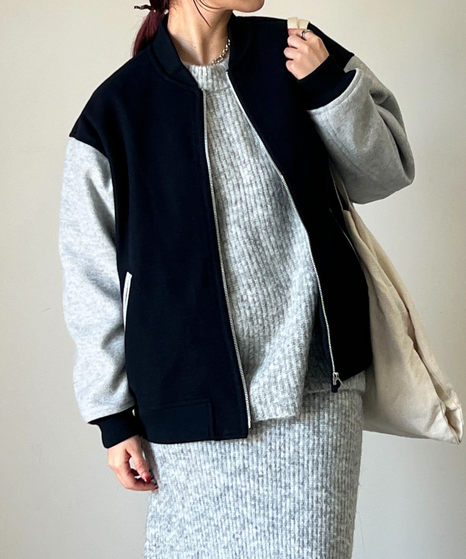 un dix cors(アンディコール) 【WEB限定】カットメルトンブルゾン