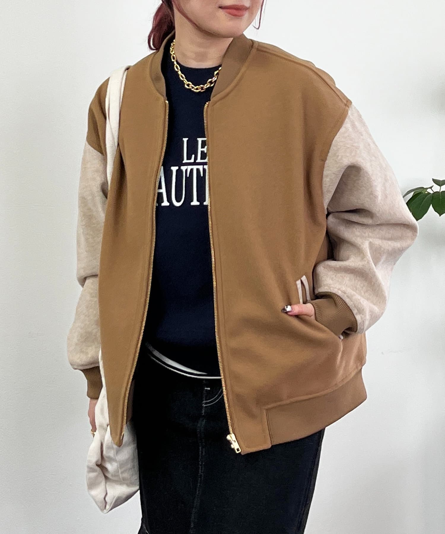 un dix cors(アンディコール) 【WEB限定】カットメルトンブルゾン