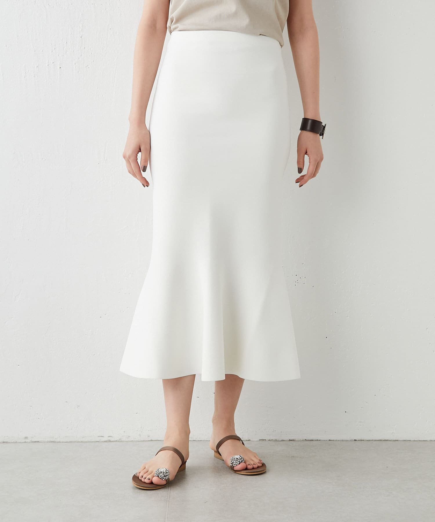 裾デザインニットスカート | Whim Gazette(ウィム ガゼット)レディース 