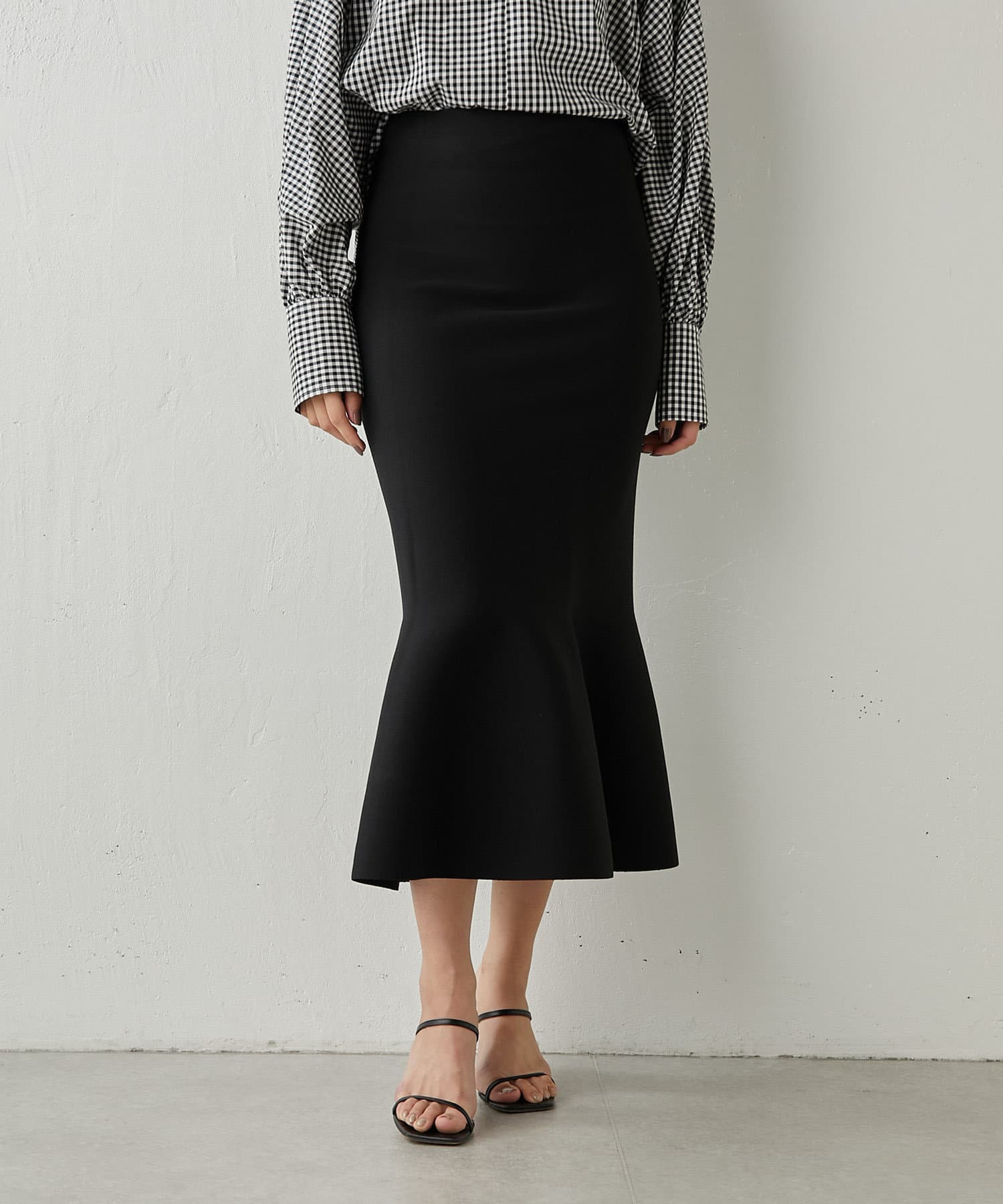 裾デザインニットスカート | Whim Gazette(ウィム ガゼット)レディース
