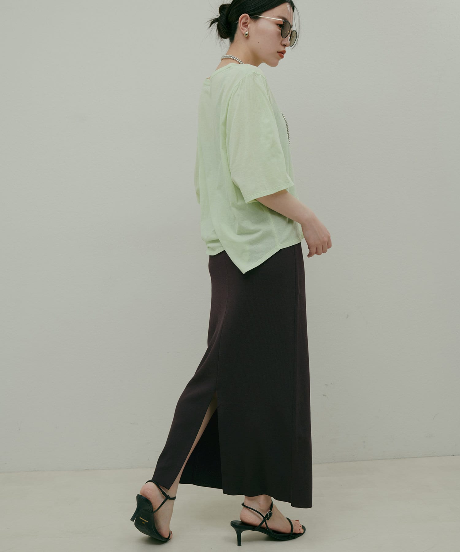 natural couture(ナチュラルクチュール) 【LARUTA】Iラインスカート