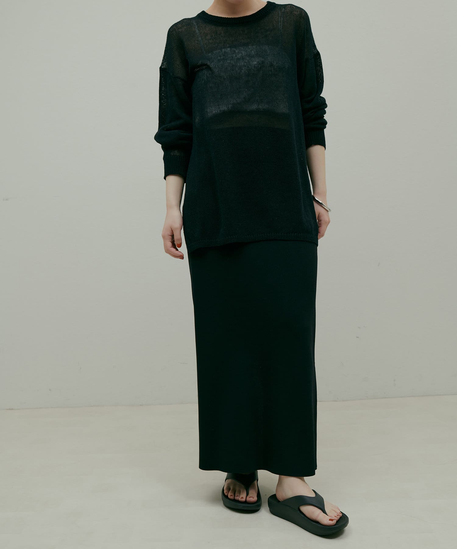 natural couture(ナチュラルクチュール) 【LARUTA】Iラインスカート