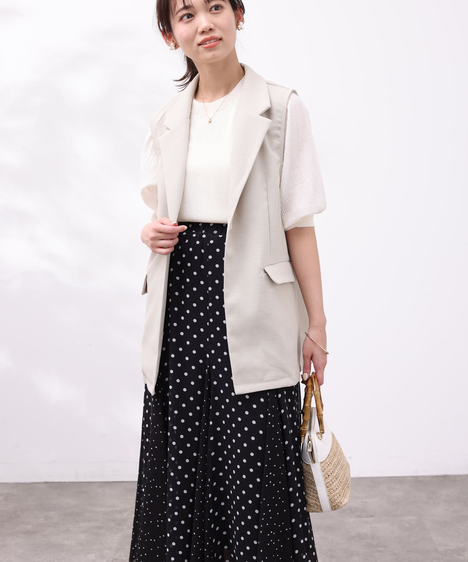 Micchanです！ジャケット　ジレ ブッチャージレジャケット | Chez toi(シェトワ)レディース